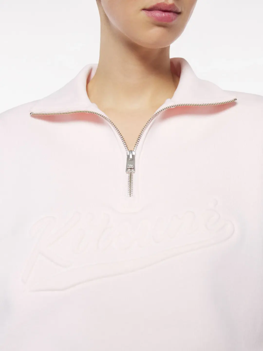 Maison Kitsuné - Áo nỉ kéo khóa Kitsune Varsity dáng Regular