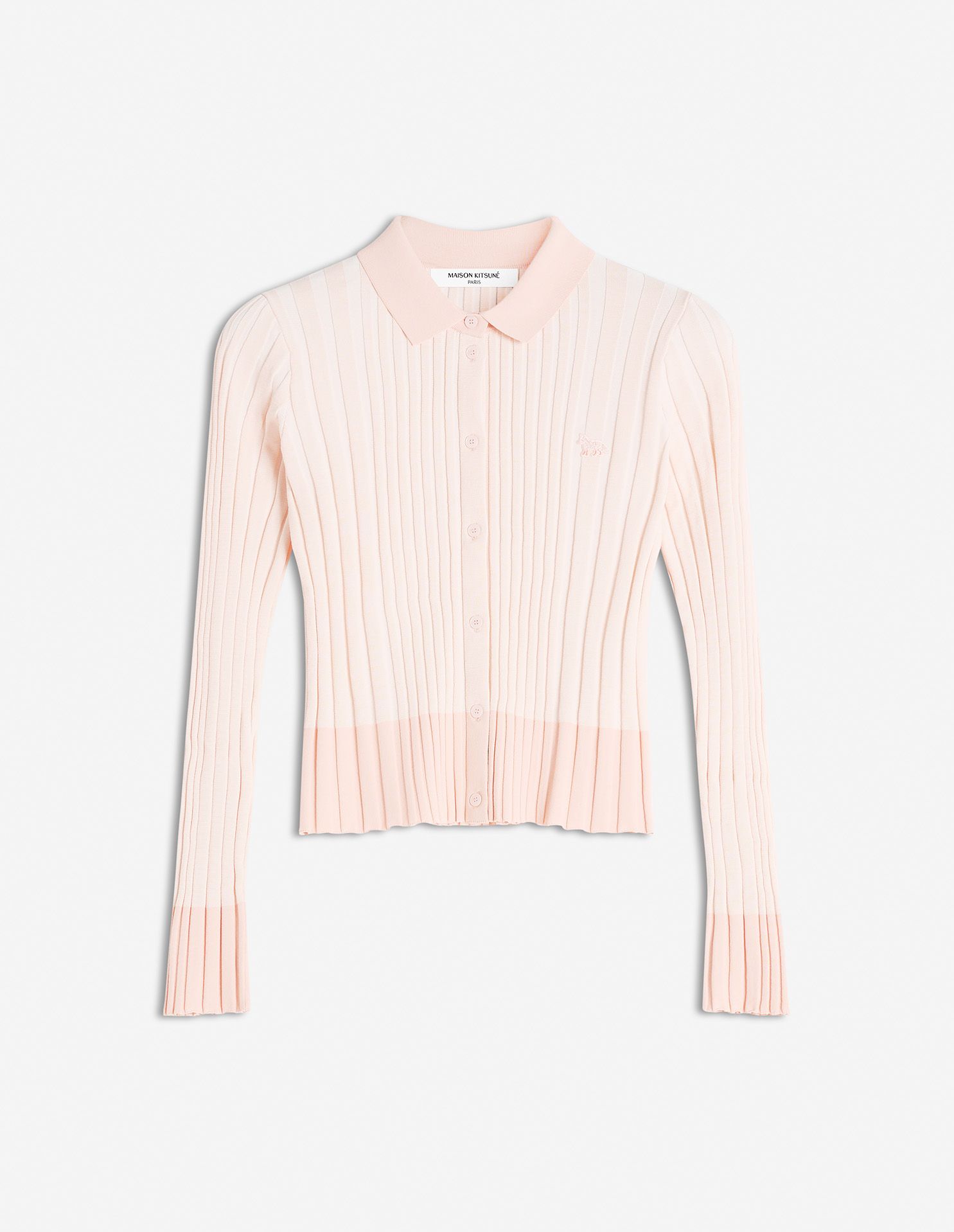 Maison Kitsuné - Áo cardigan Baby Fox xếp ly dáng Fitted