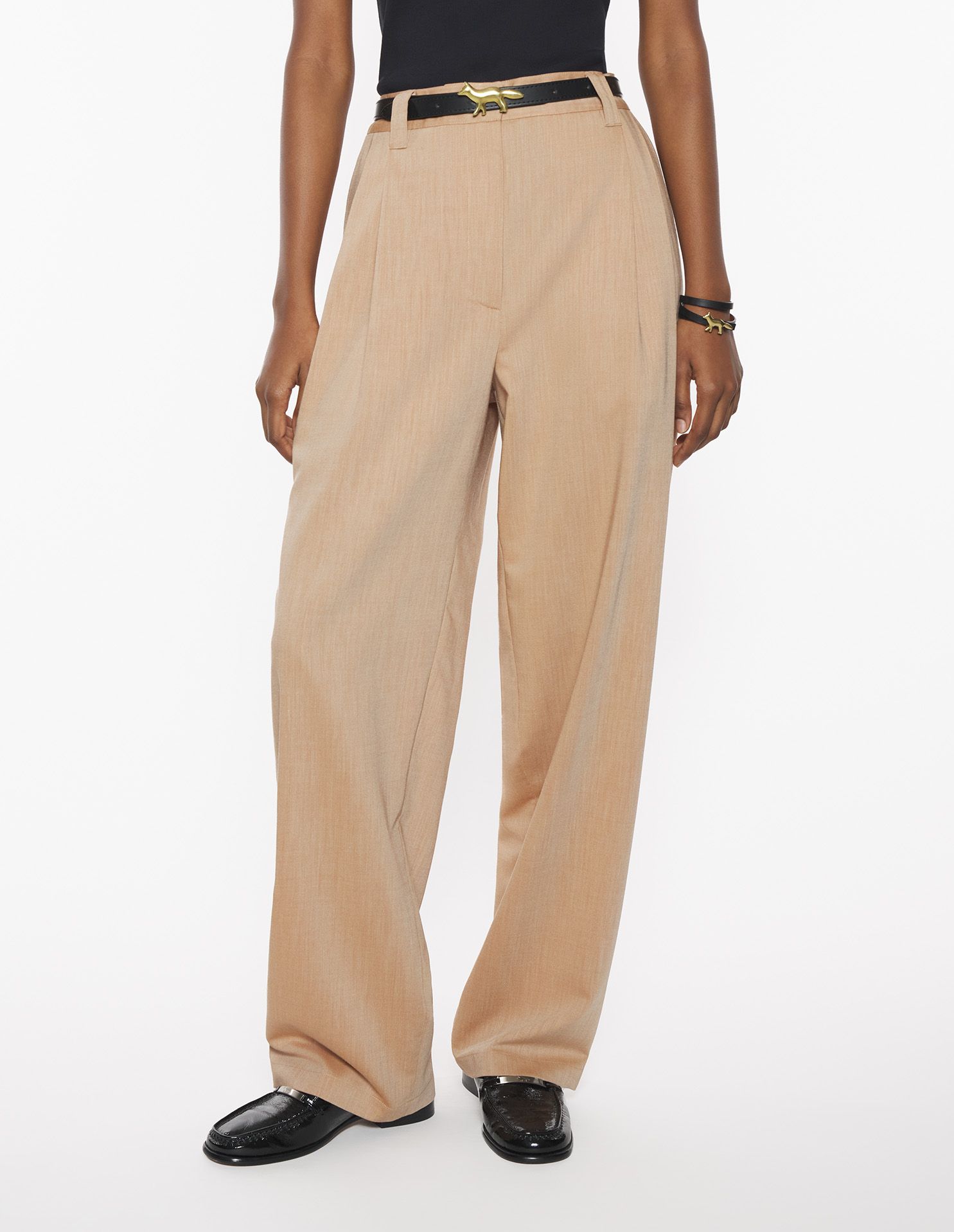 Maison Kitsuné - Quần âu xếp ly dáng Comfort