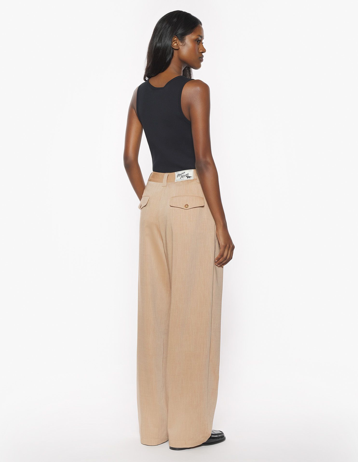 Maison Kitsuné - Quần âu xếp ly dáng Comfort