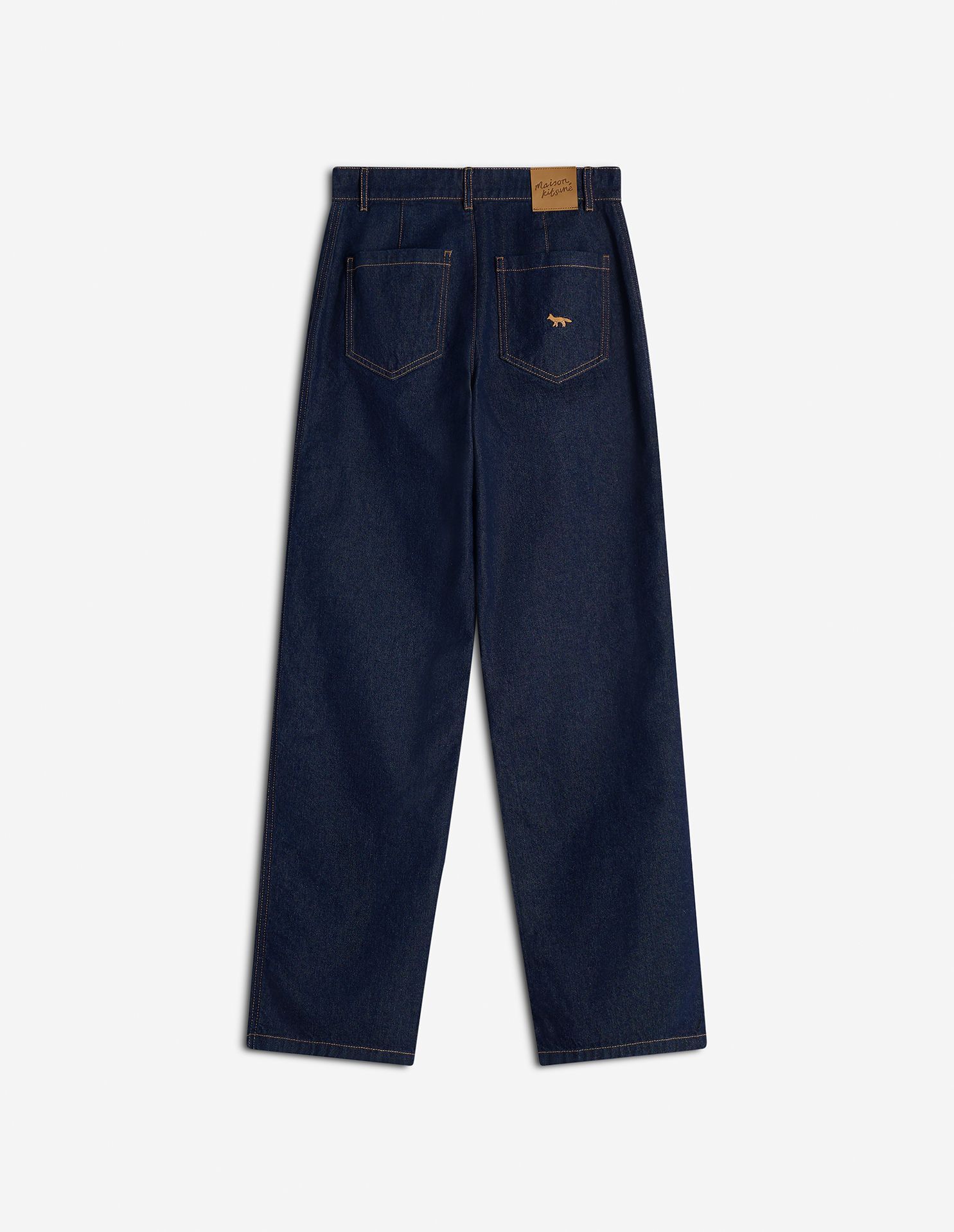 Maison Kitsuné - Quần jean denim dáng Straight