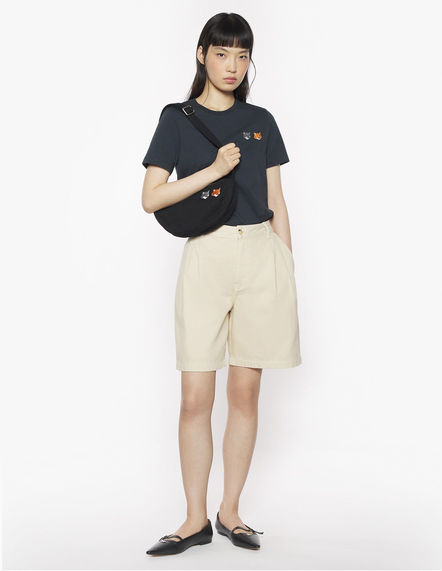 Maison Kitsuné - Áo phông Double Bold Fox Head dáng Regular
