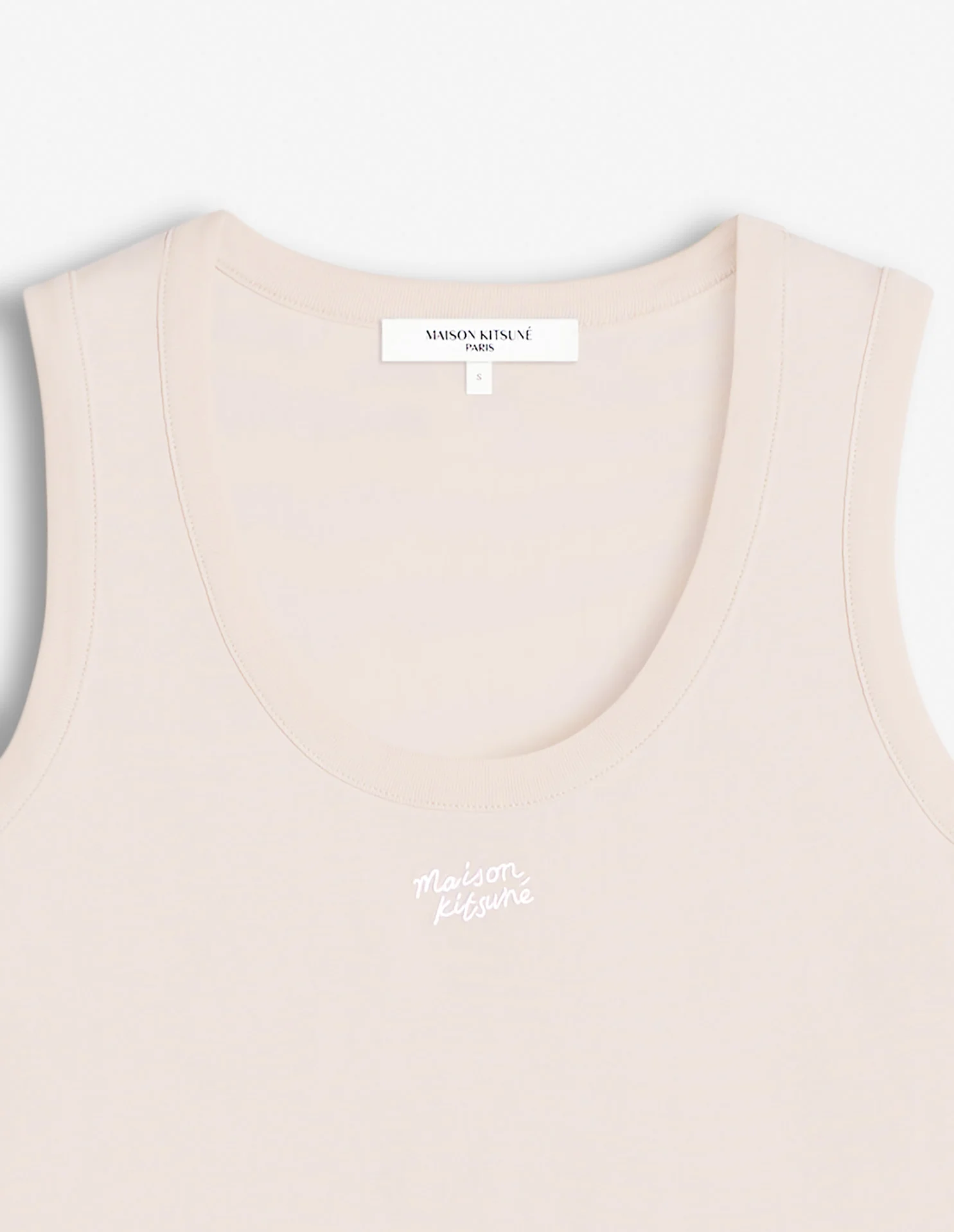Maison Kitsuné - Áo ba lỗ Maison Kitusne Handwriting dáng Comfort