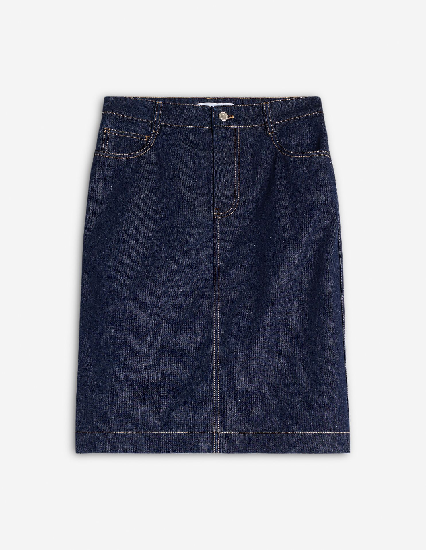 Maison Kitsuné - Chân váy denim dáng straight