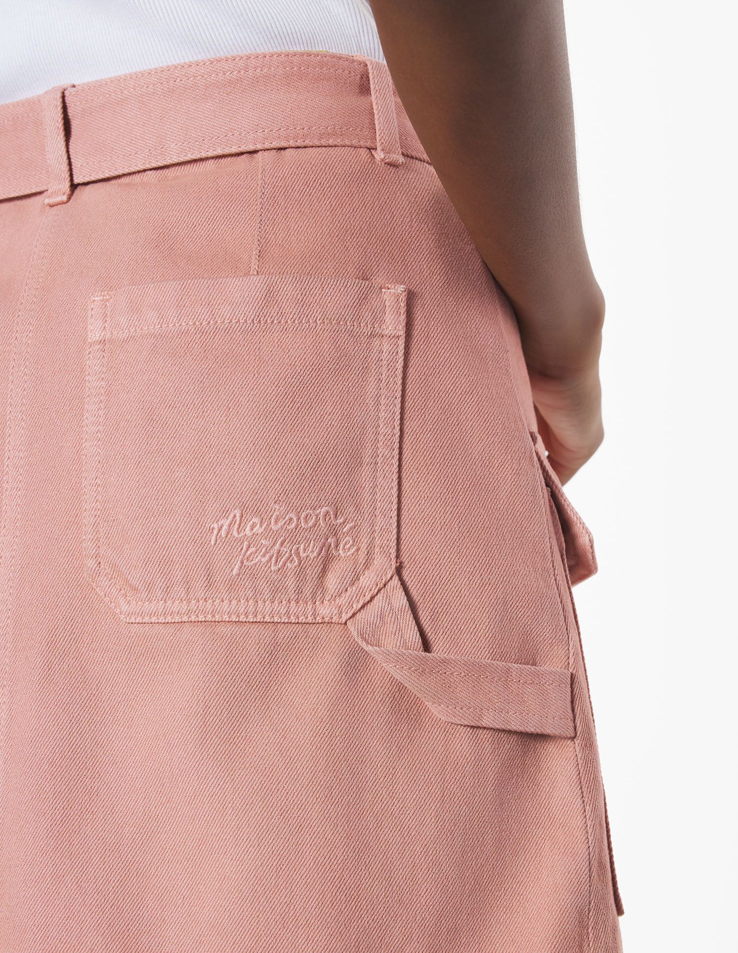 Maison Kitsuné - Chân váy phối thắt lưng dáng Mini