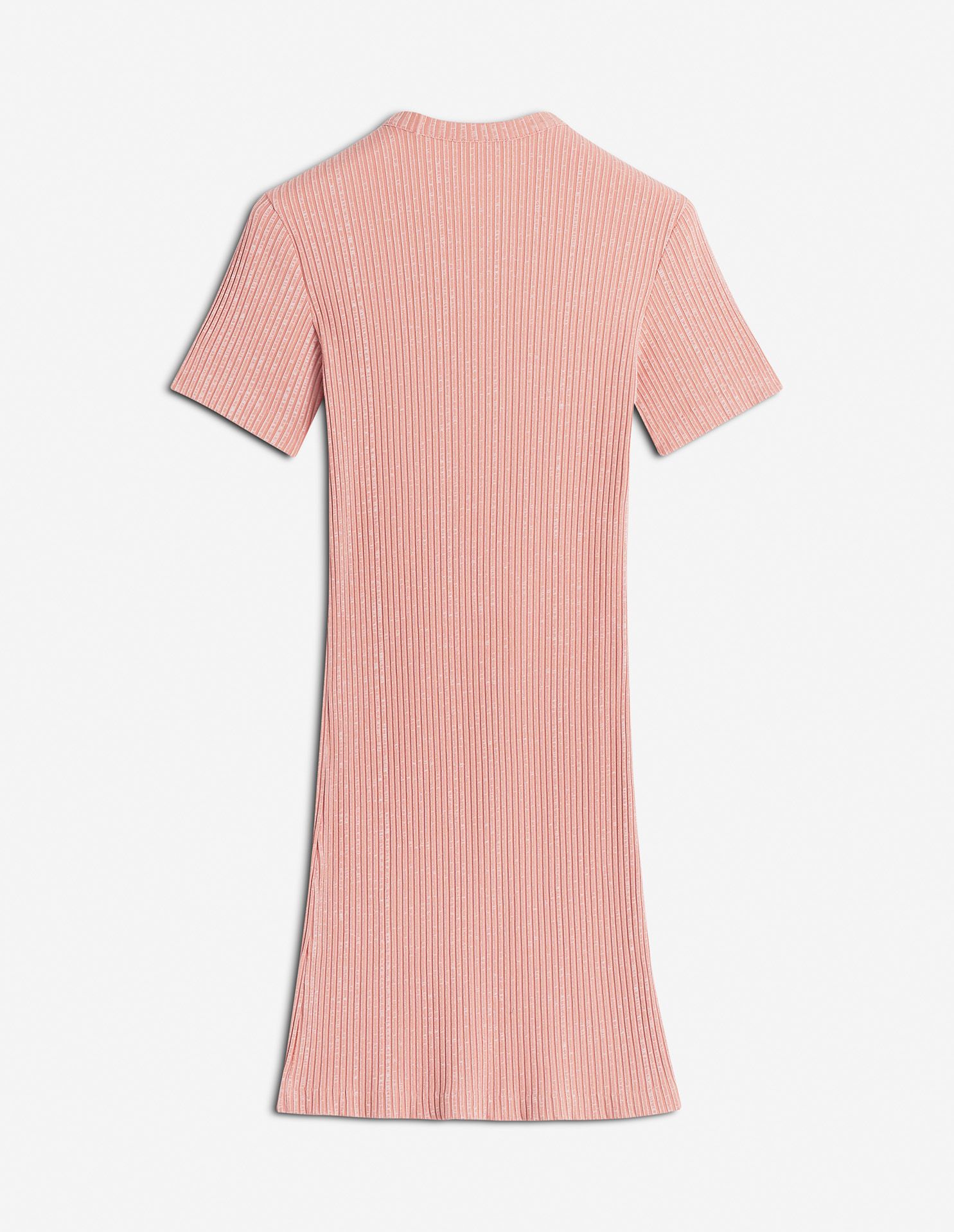 Maison Kitsuné - Đầm polo Maison Kitsune Handwriting viền gân dáng Mini
