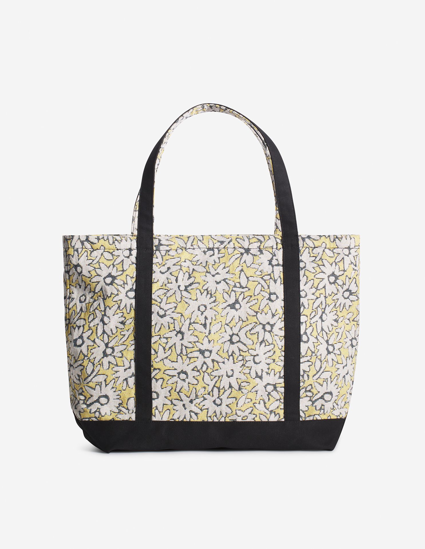 Maison Kitsuné - Túi tote large Daisy Field jacquard
