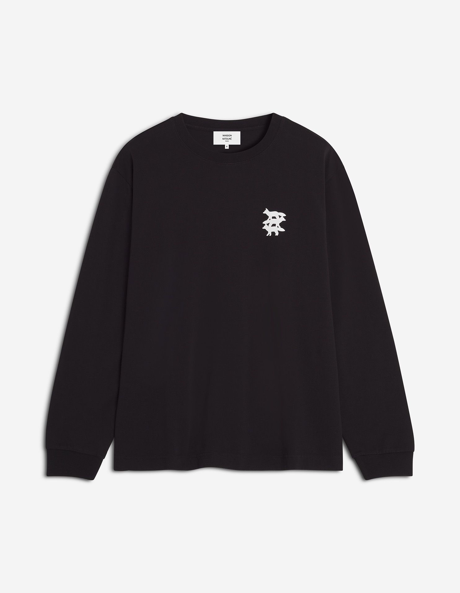 Maison Kitsuné - Áo thun dài tay nam Stunt Fox dáng Oversized