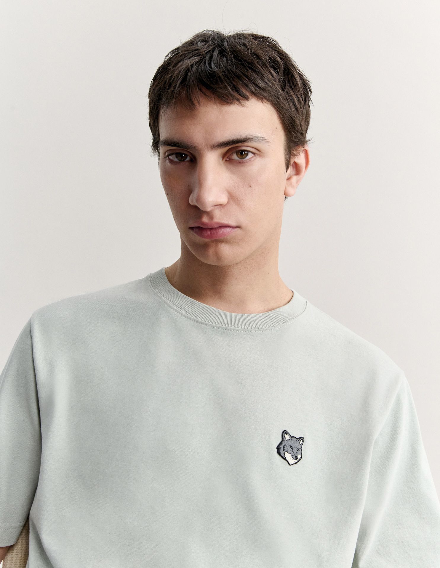 Maison Kitsuné - Áo phông nam Fox Head dáng Comfort