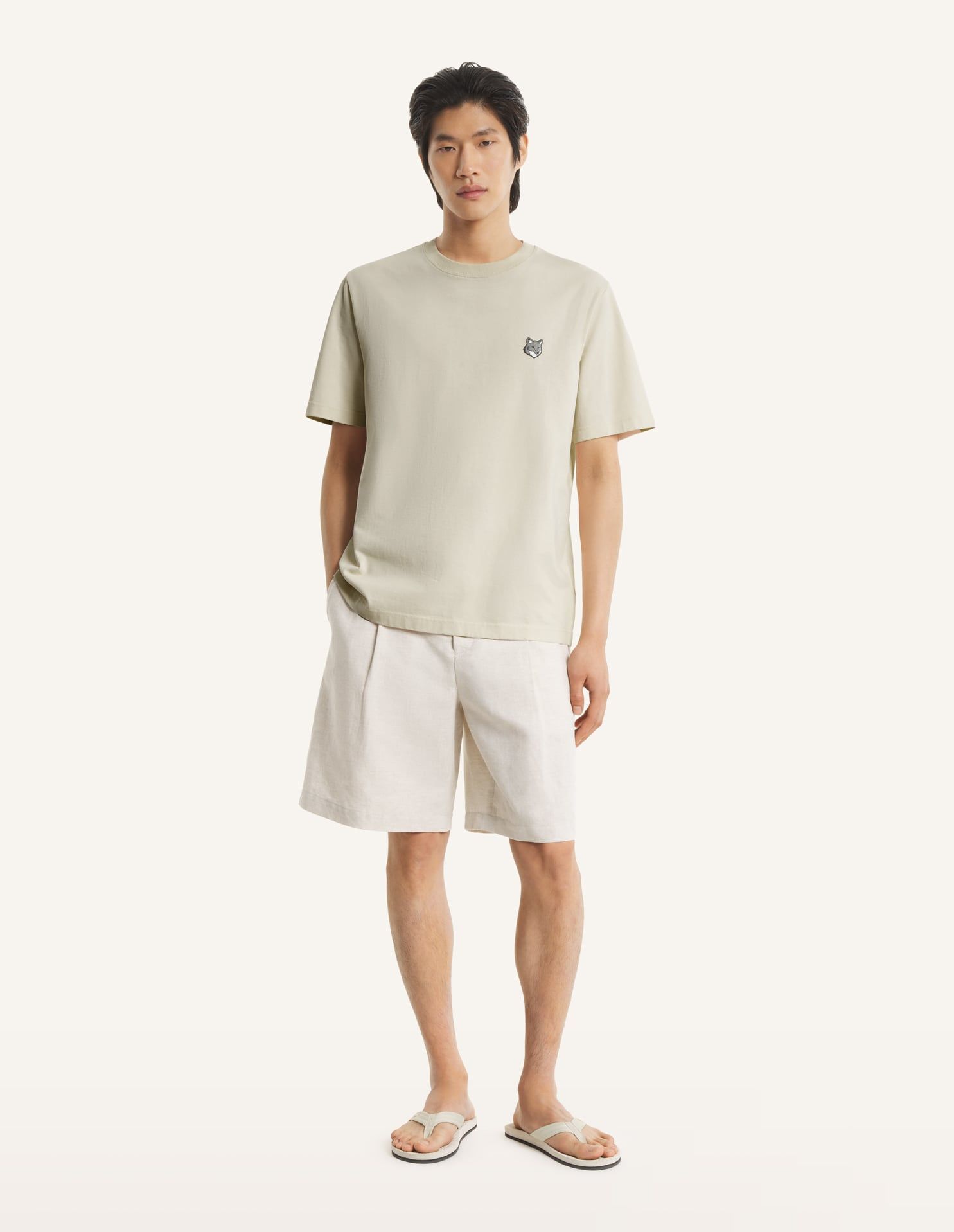 Maison Kitsuné - Áo phông nam Fox Head dáng Comfort