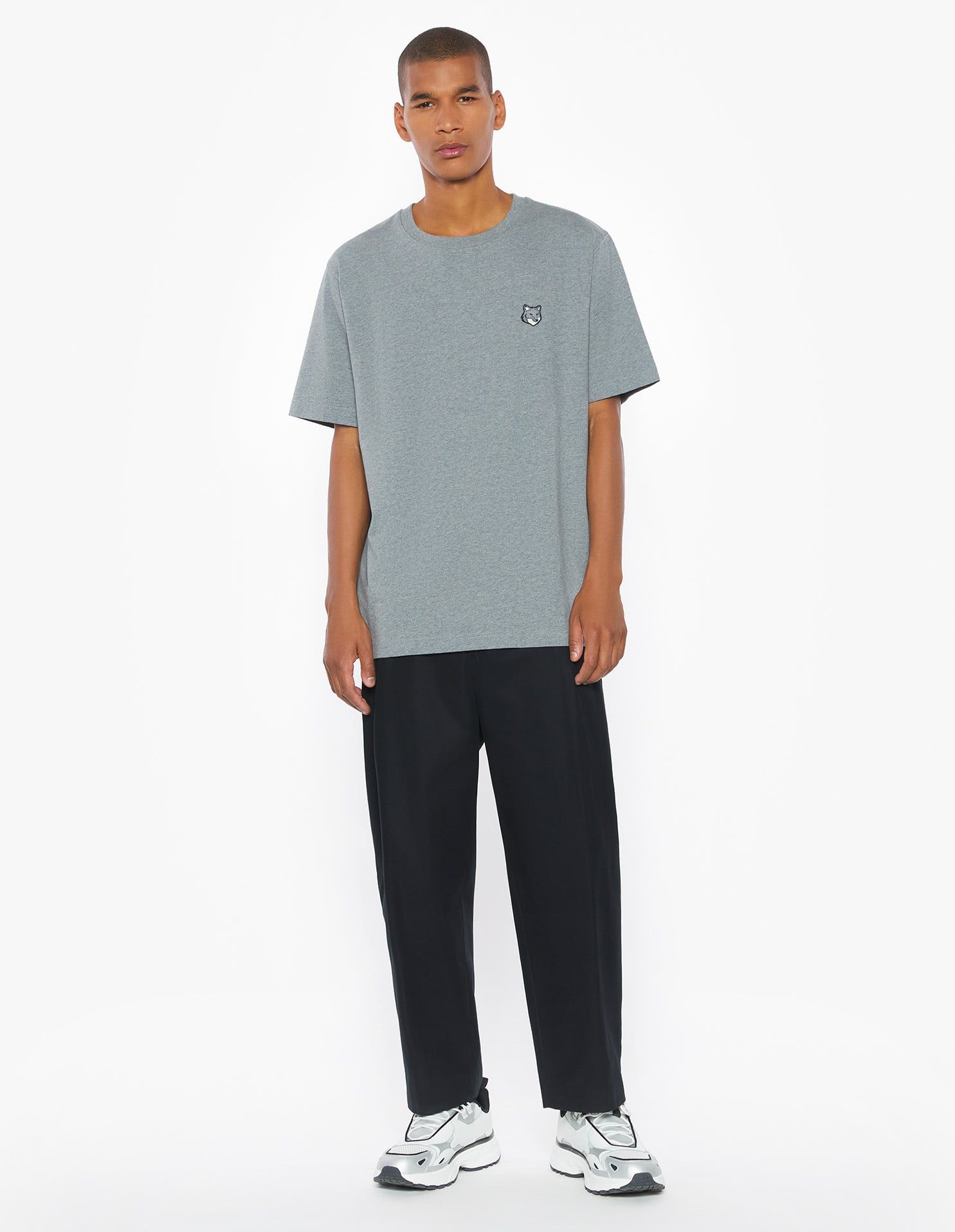 Maison Kitsuné - Áo phông nam Fox Head dáng Comfort