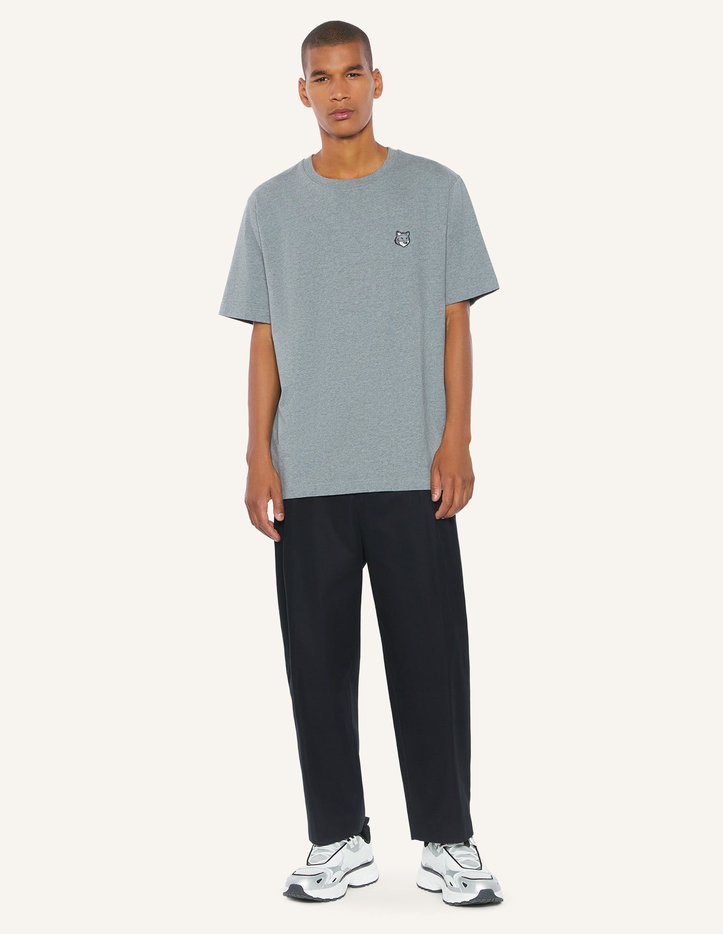 Maison Kitsuné - Áo phông nam Fox Head dáng Comfort