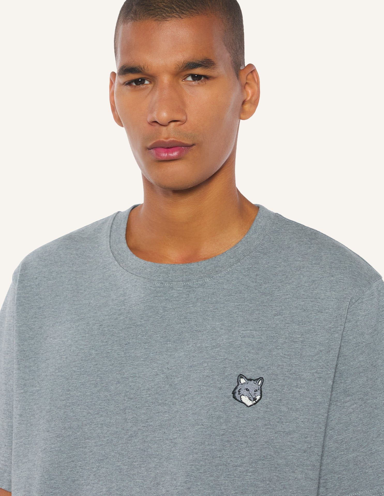 Maison Kitsuné - Áo phông nam Fox Head dáng Comfort