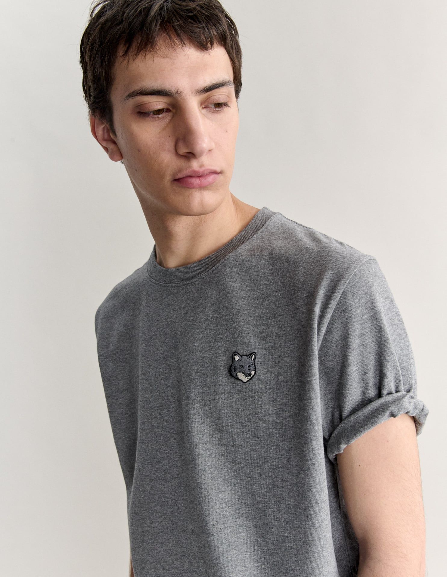 Maison Kitsuné - Áo phông nam Fox Head dáng Comfort
