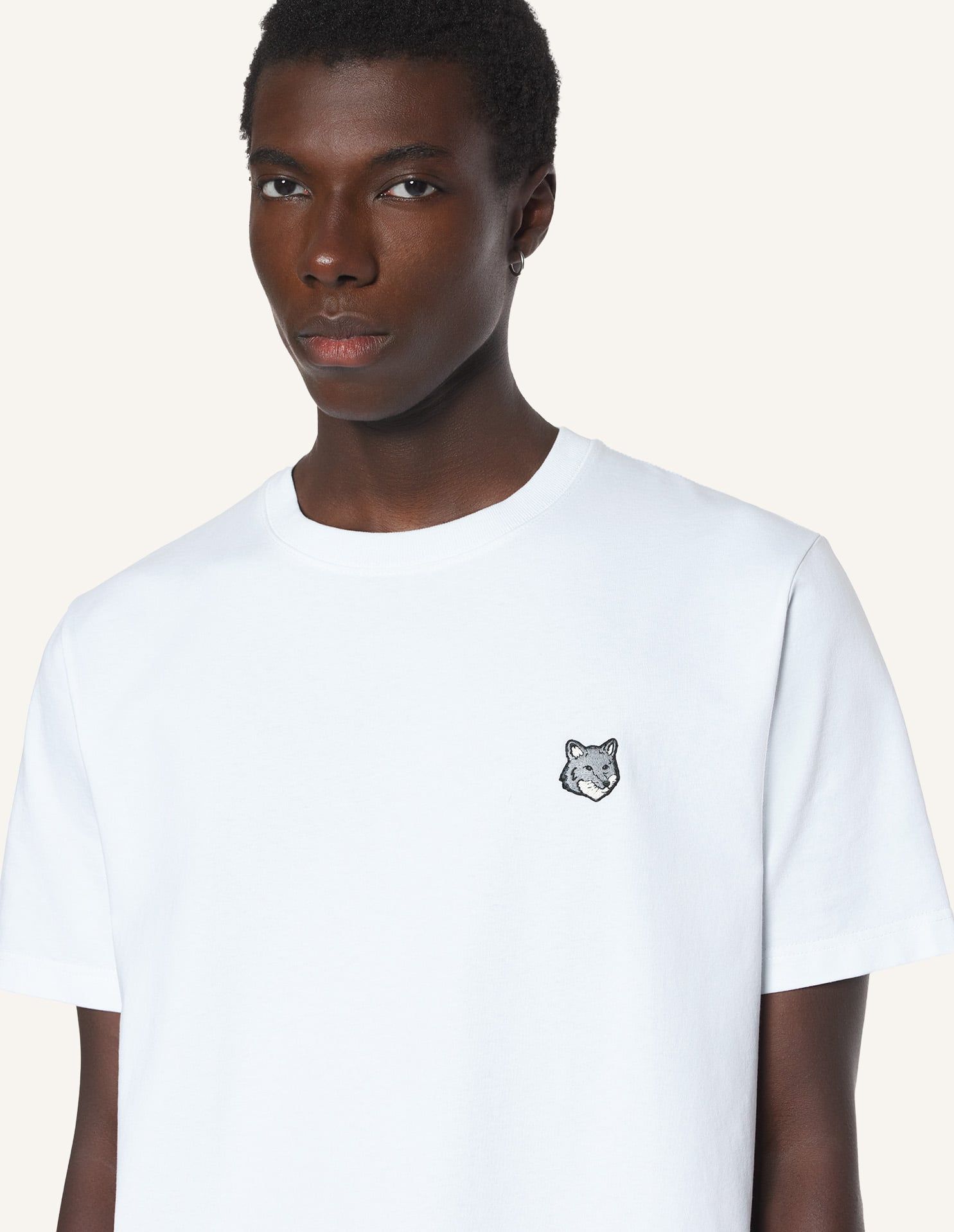 Maison Kitsuné - Áo phông nam Fox Head dáng Comfort