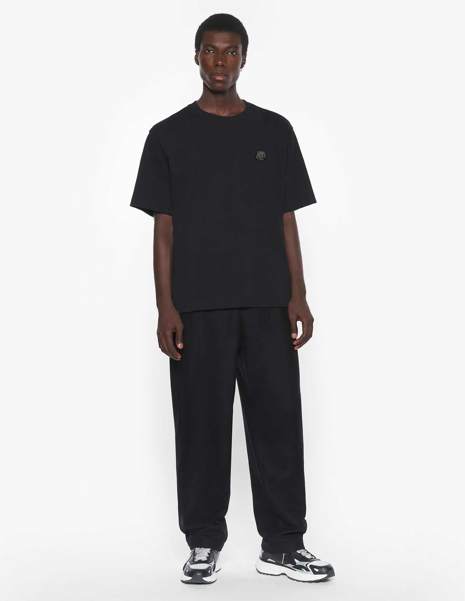 Maison Kitsuné - Áo phông nam Fox Head dáng Oversize