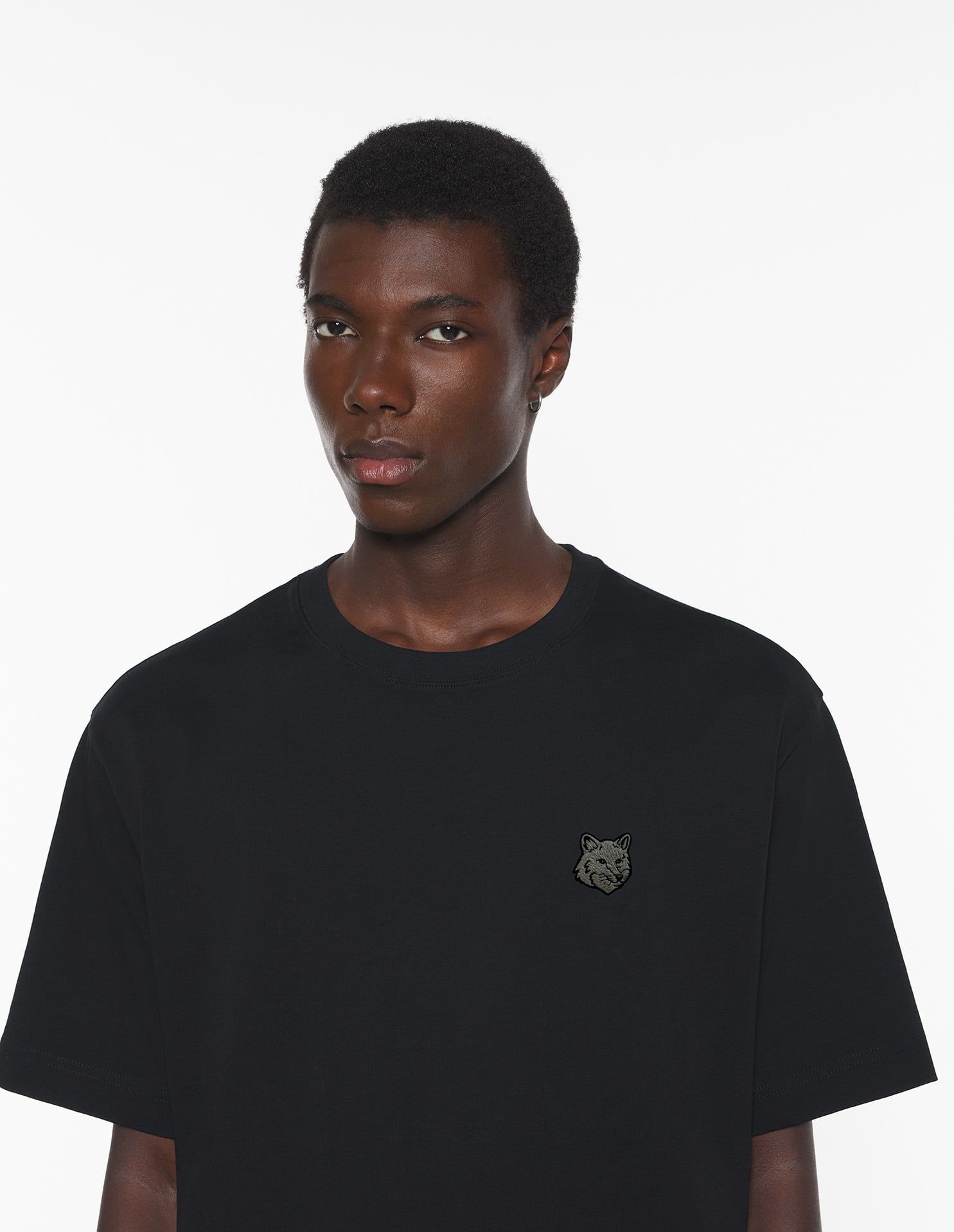 Maison Kitsuné - Áo phông nam Fox Head dáng Oversize
