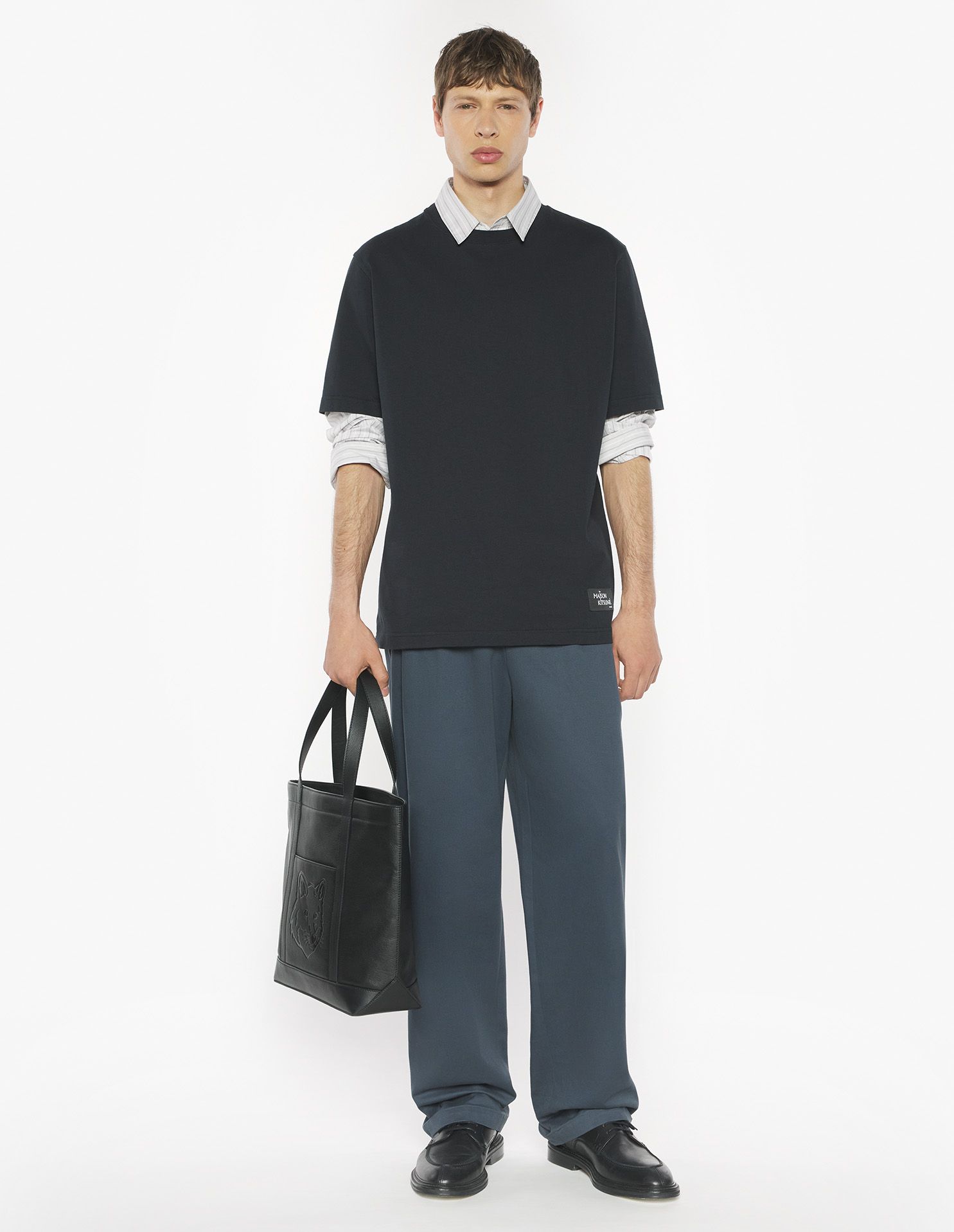 Áo phông Crossword Maison Kitsuné dáng Comfort