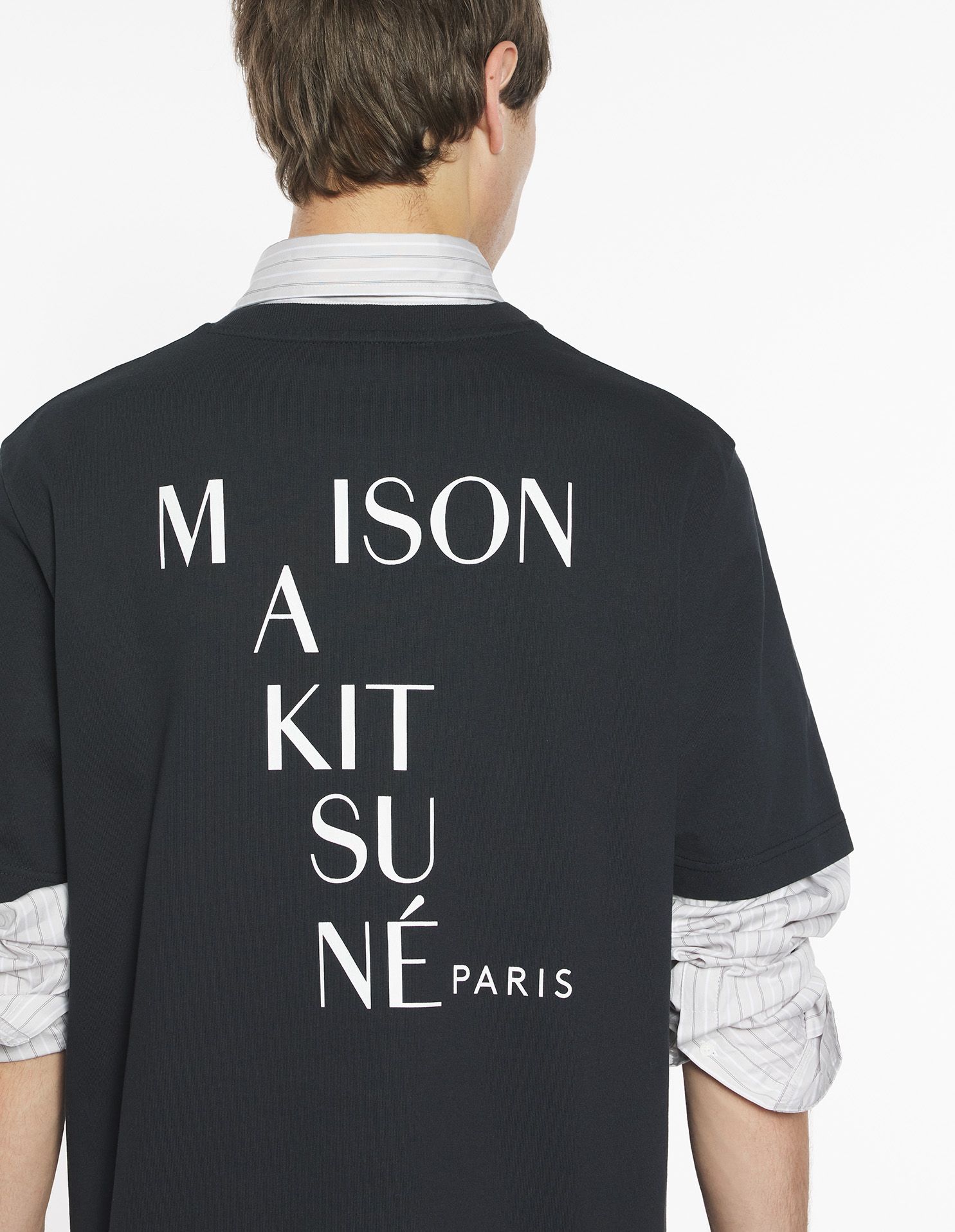 Áo phông Crossword Maison Kitsuné dáng Comfort