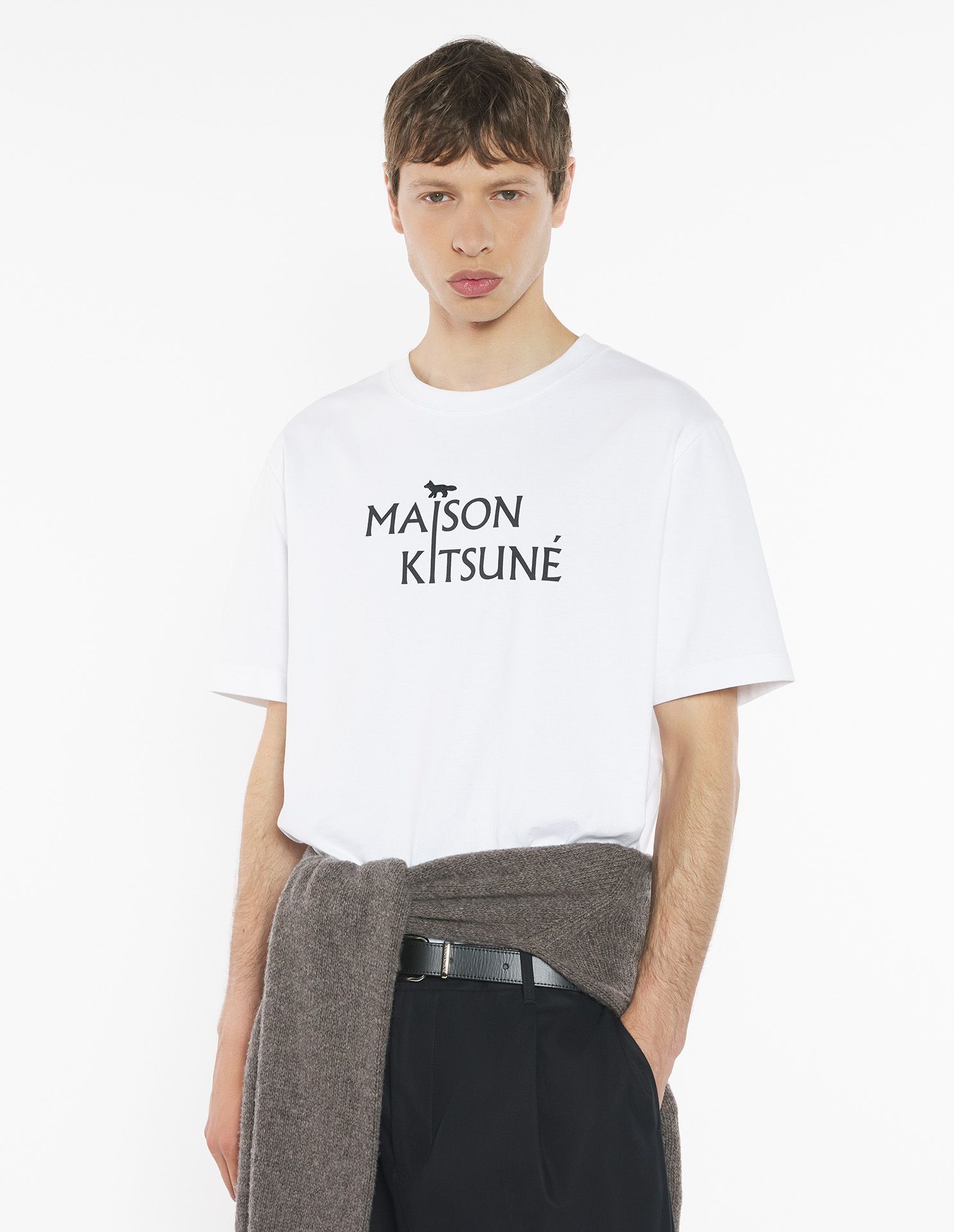 Maison Kitsuné - Áo phông Pillar Maison Kitsuné dáng Comfort