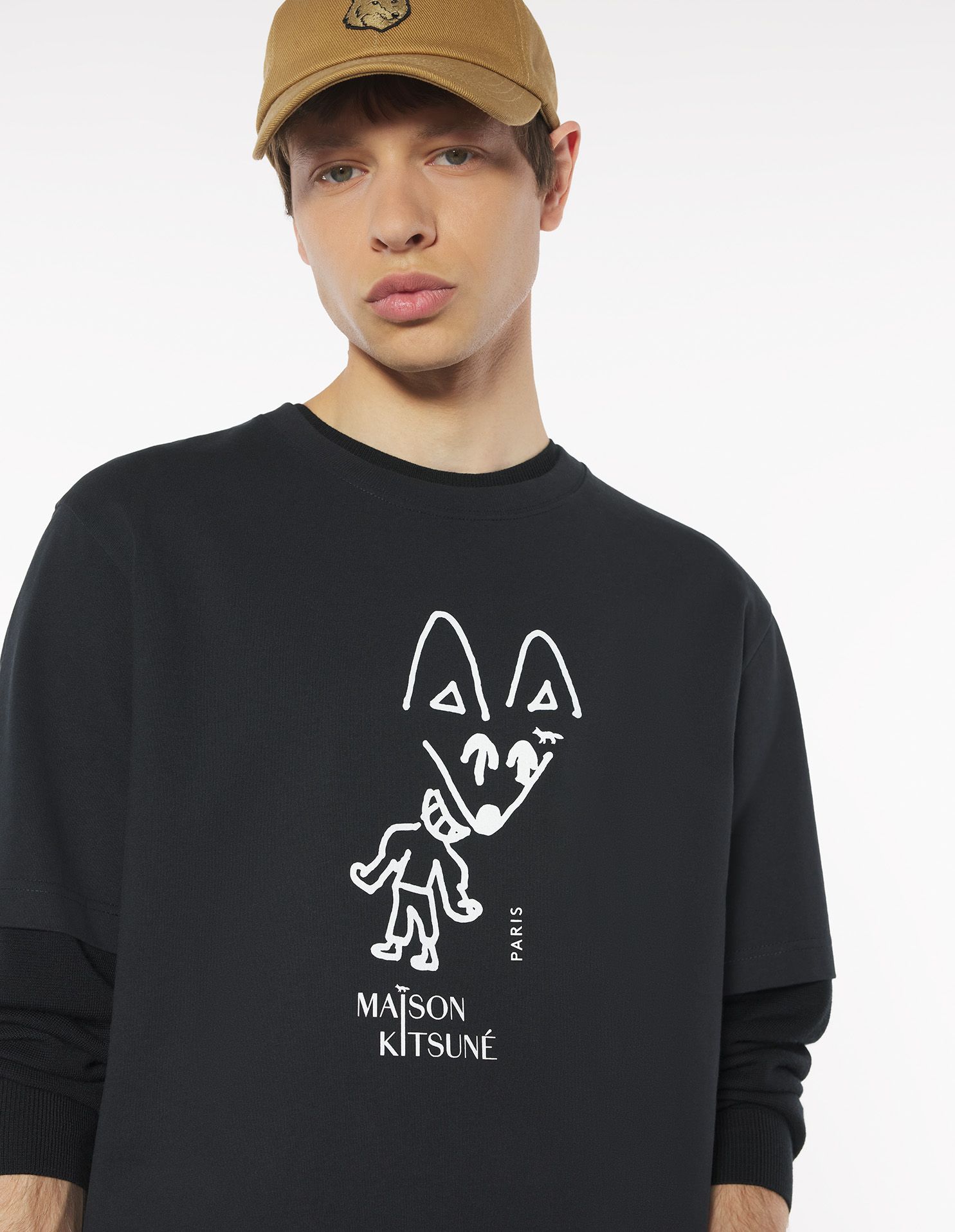 Maison Kitsuné - Áo phông Party Fox dáng Comfort