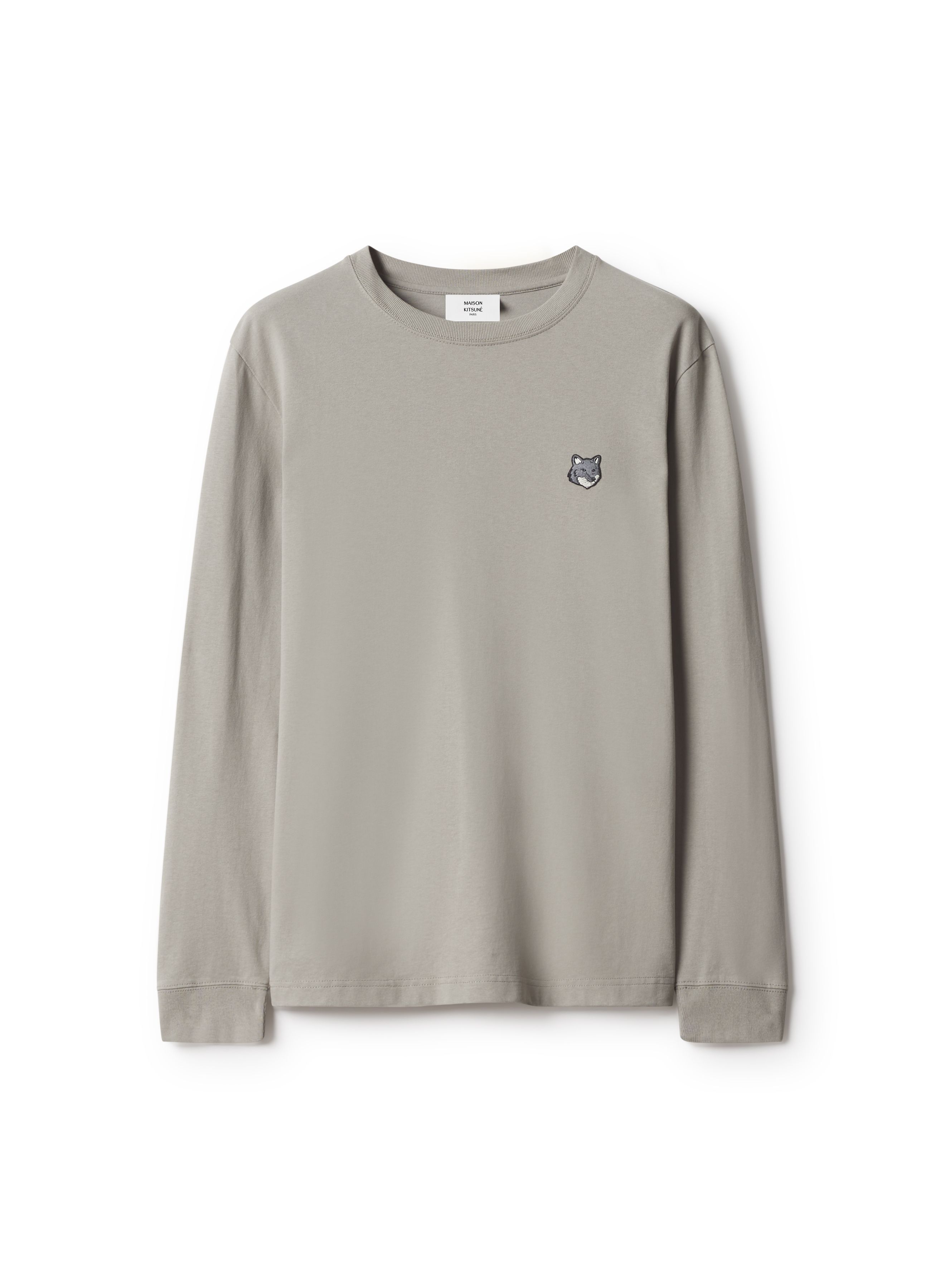 Maison Kitsuné - Áo thun dài tay nam Fox Head dáng Comfort