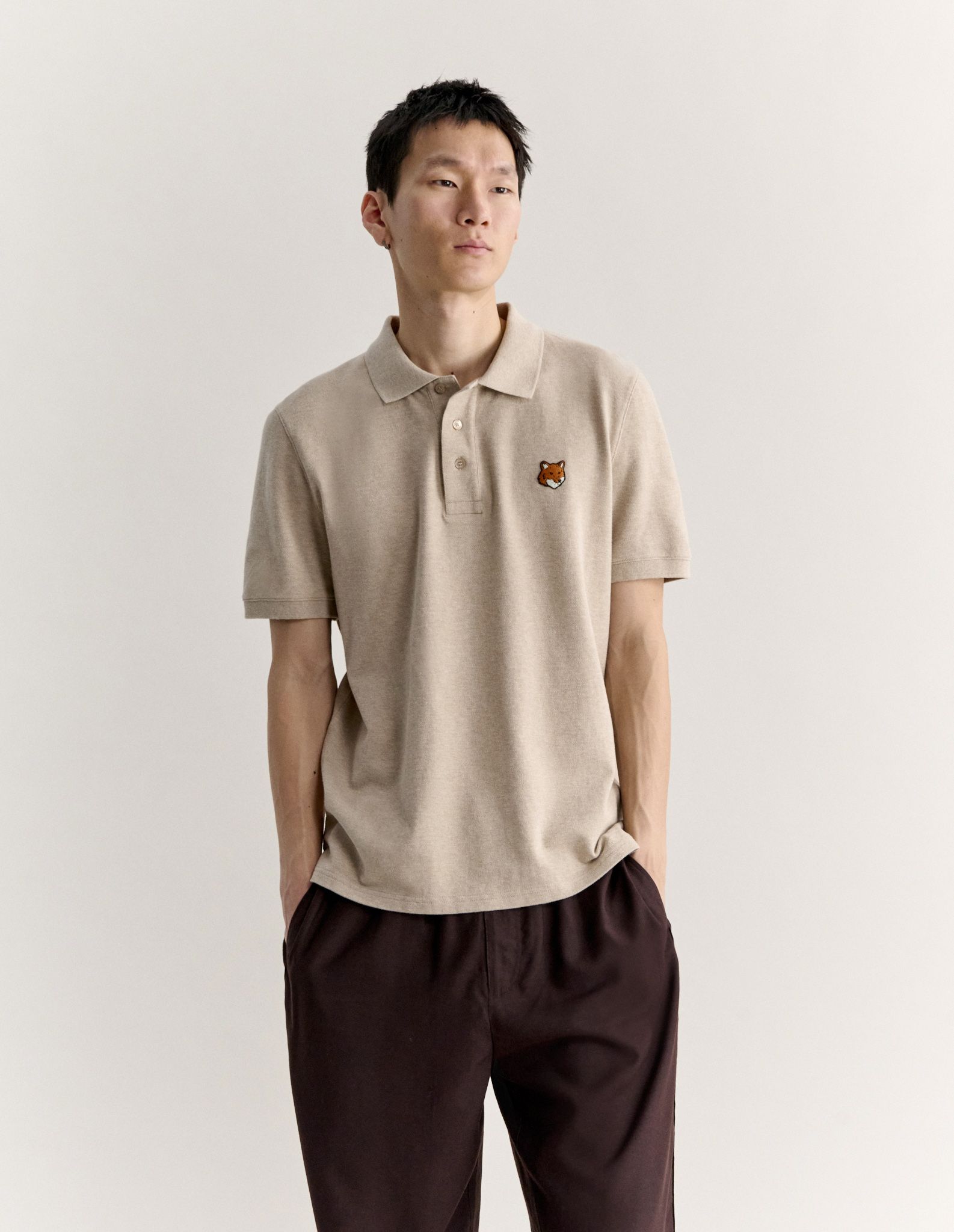 Áo Polo nam Fox Head dáng Regular