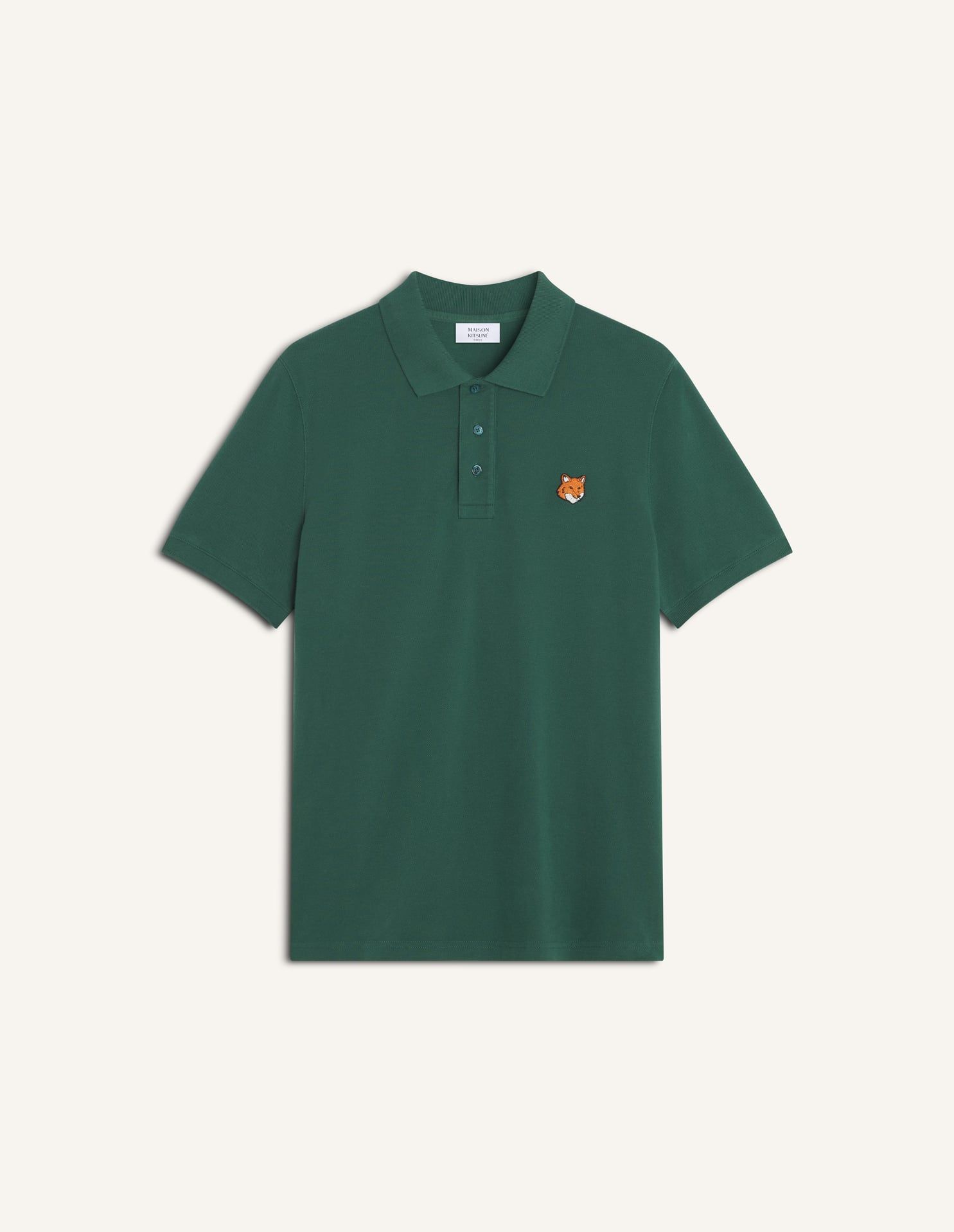 Maison Kitsuné - Áo Polo nam Fox Head dáng Regular