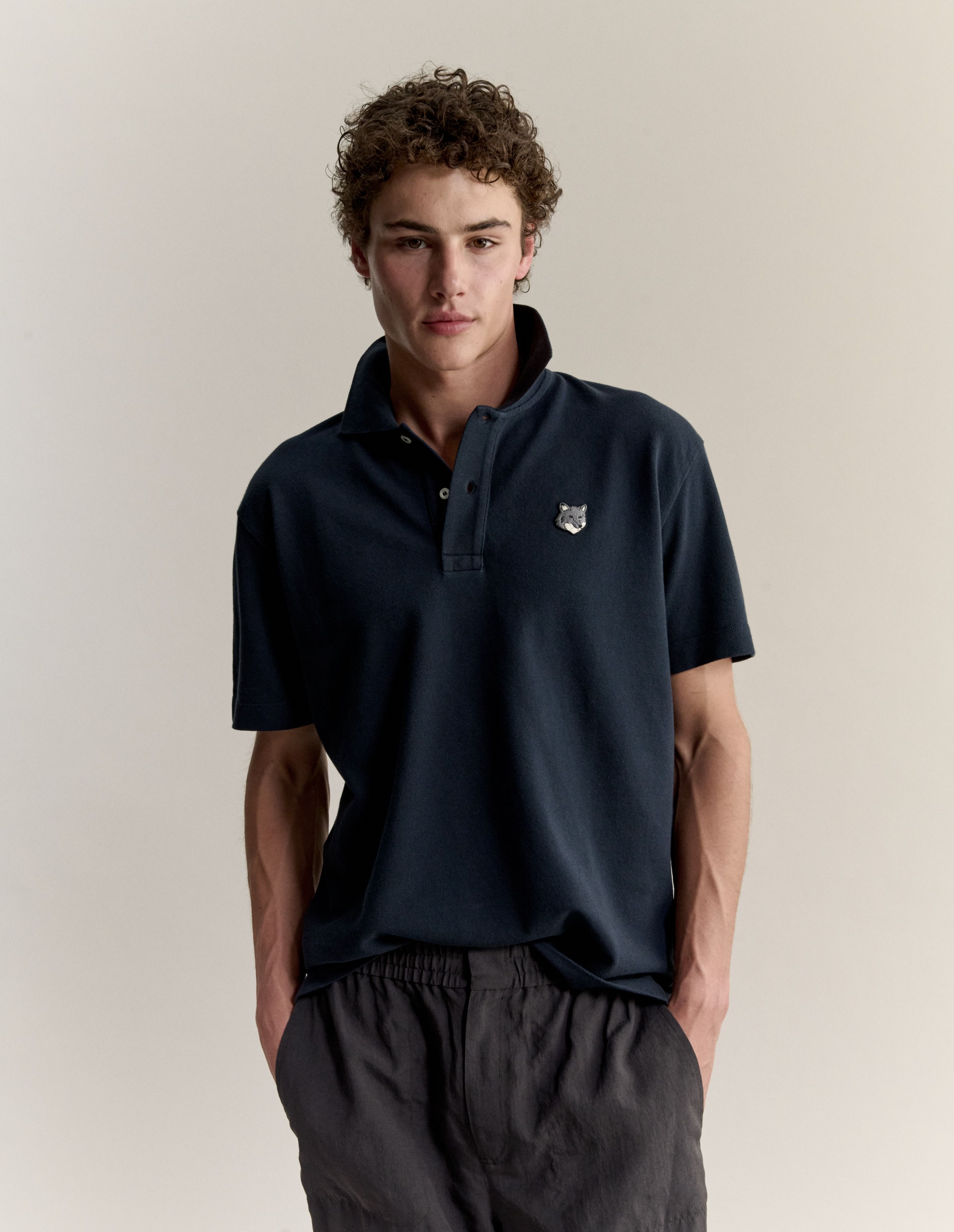 Áo Polo nam Fox Head dáng comfort