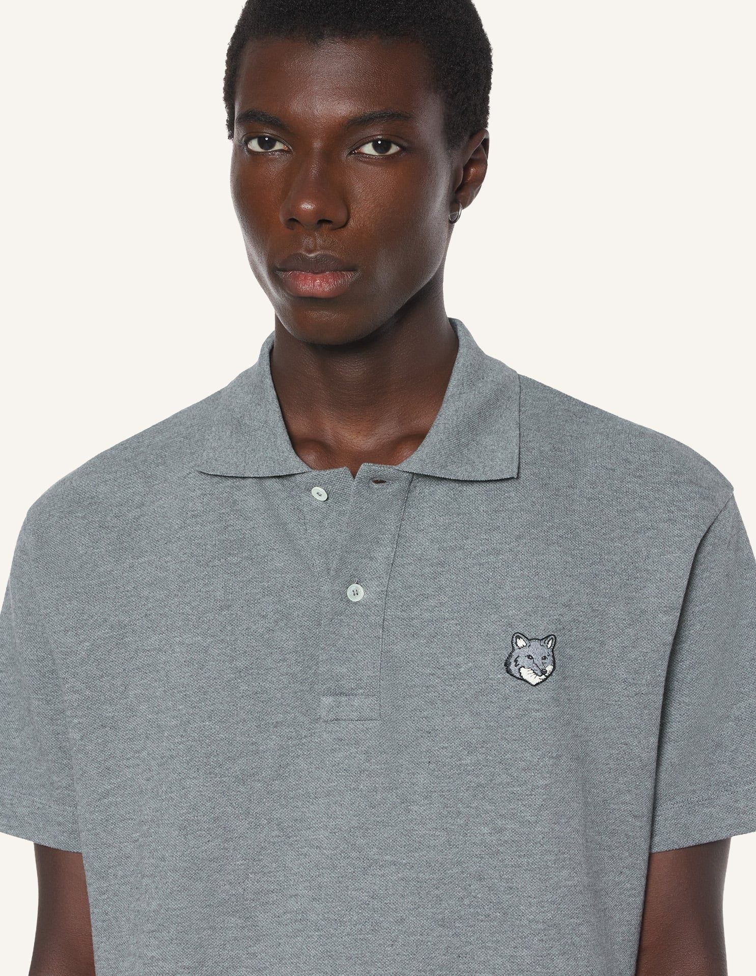 Maison Kitsuné - Áo Polo nam Fox Head dáng Comfort