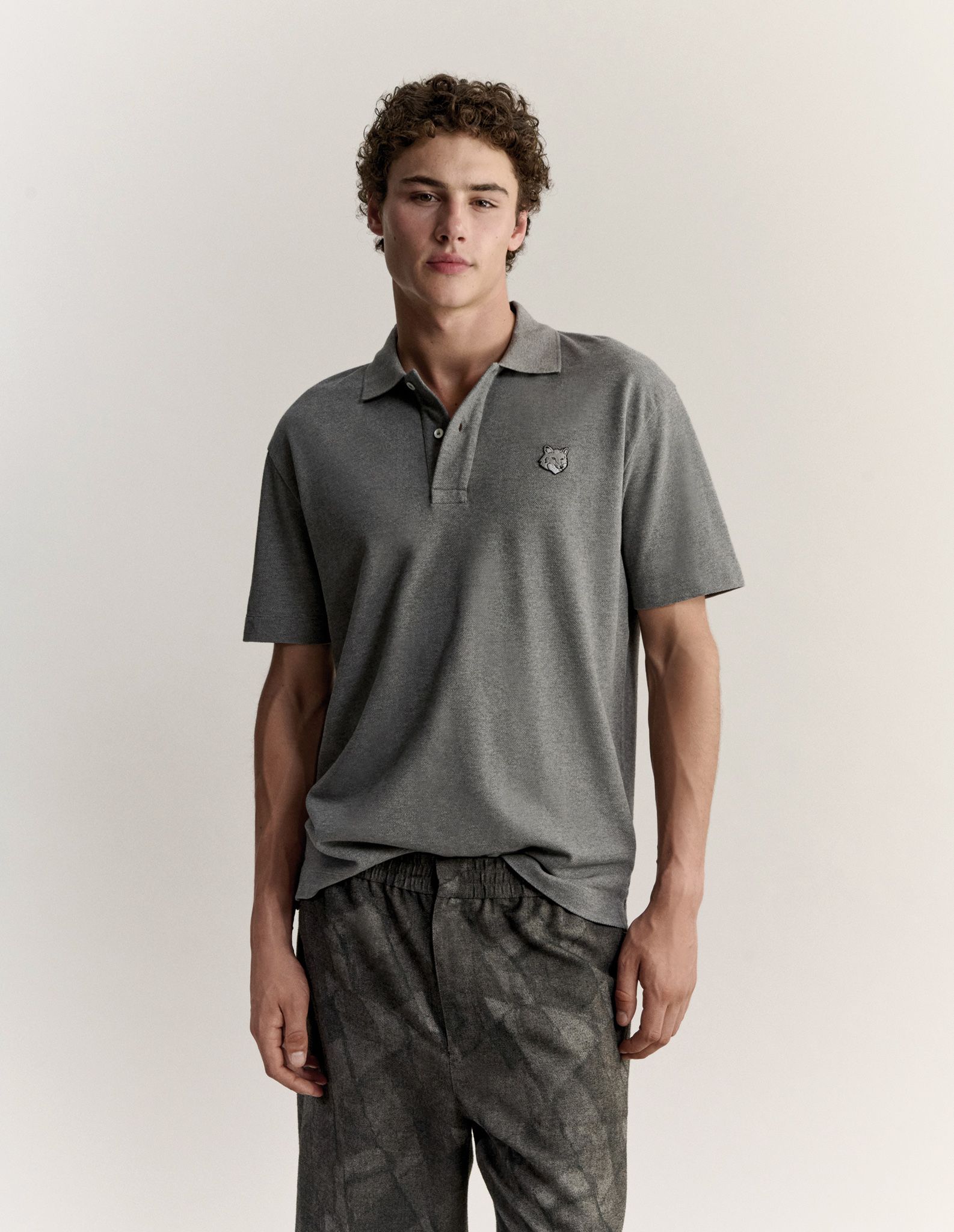 Áo Polo nam Fox Head dáng comfort