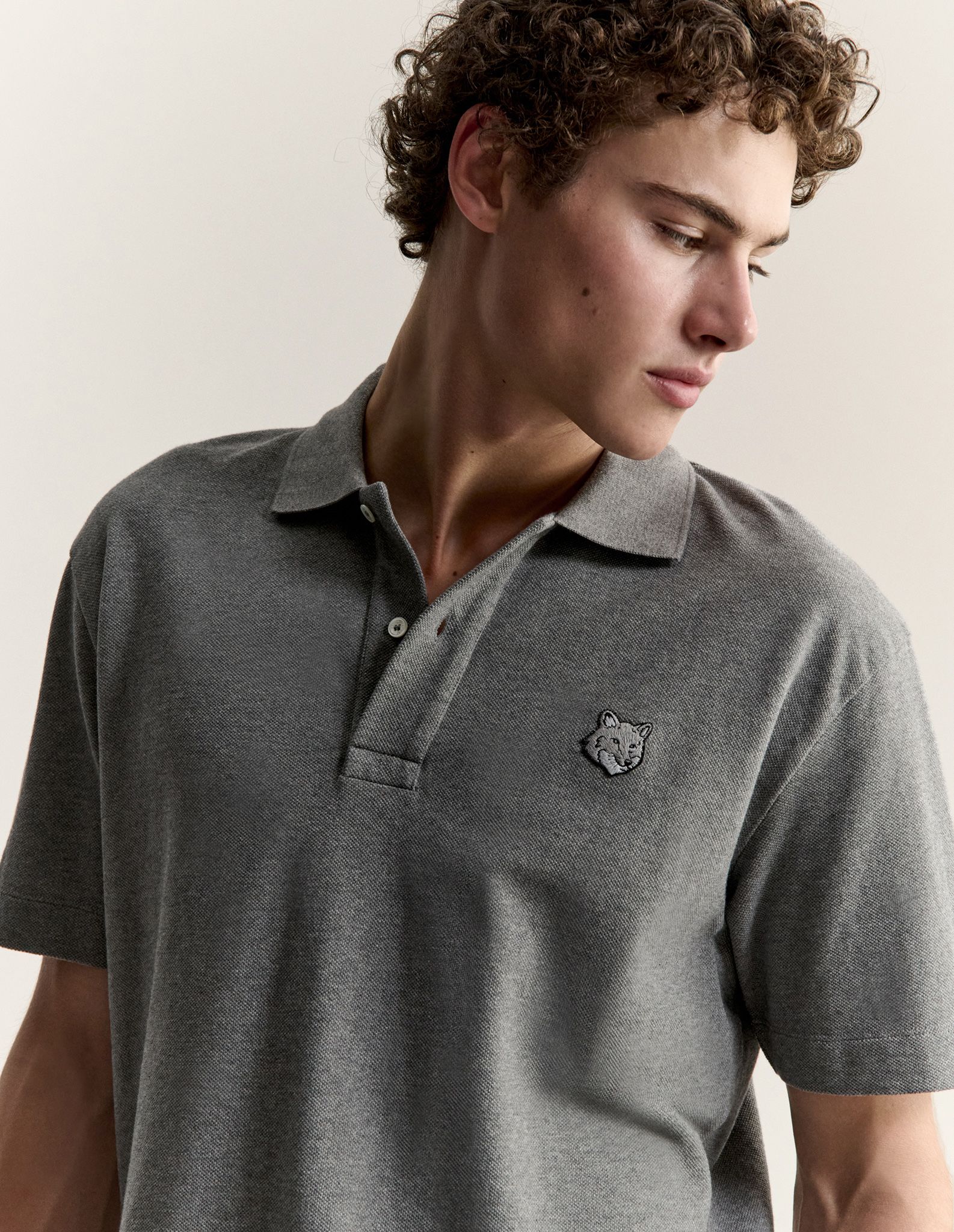 Áo Polo nam Fox Head dáng comfort