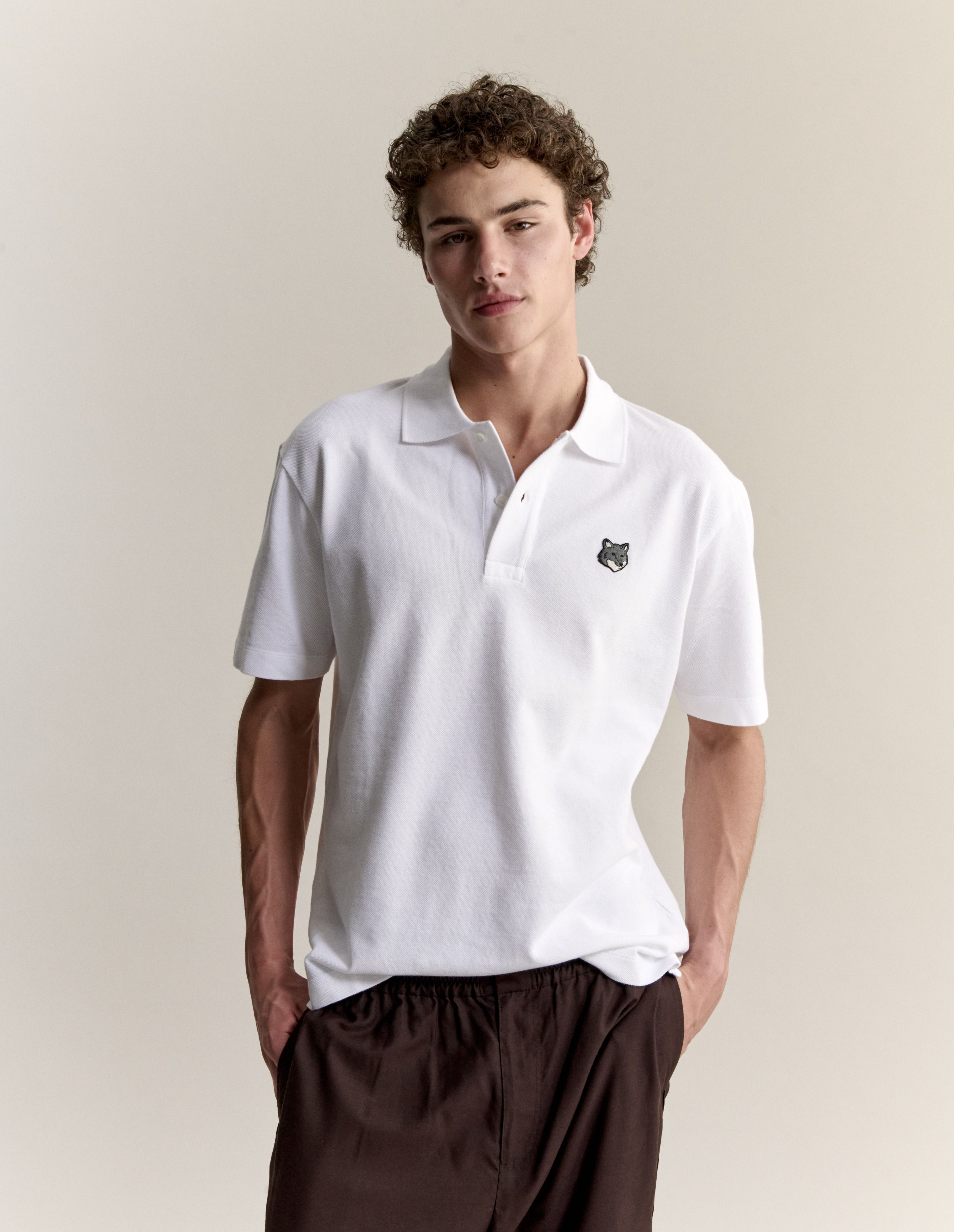Áo Polo nam Fox Head dáng comfort