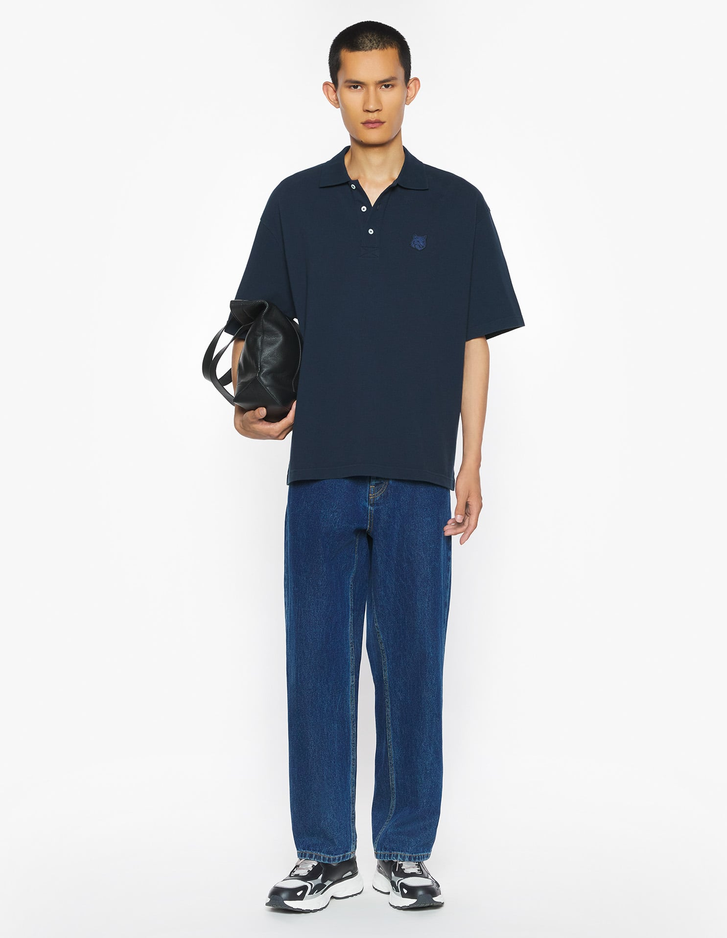 Áo polo nam Fox Head dáng Oversize