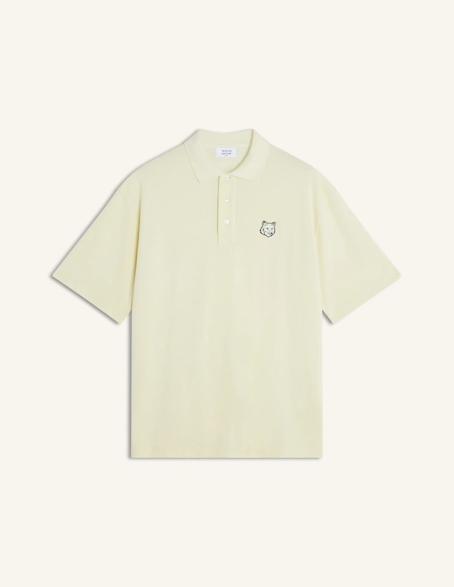 Maison Kitsuné - Áo polo nam Fox Head dáng Oversize