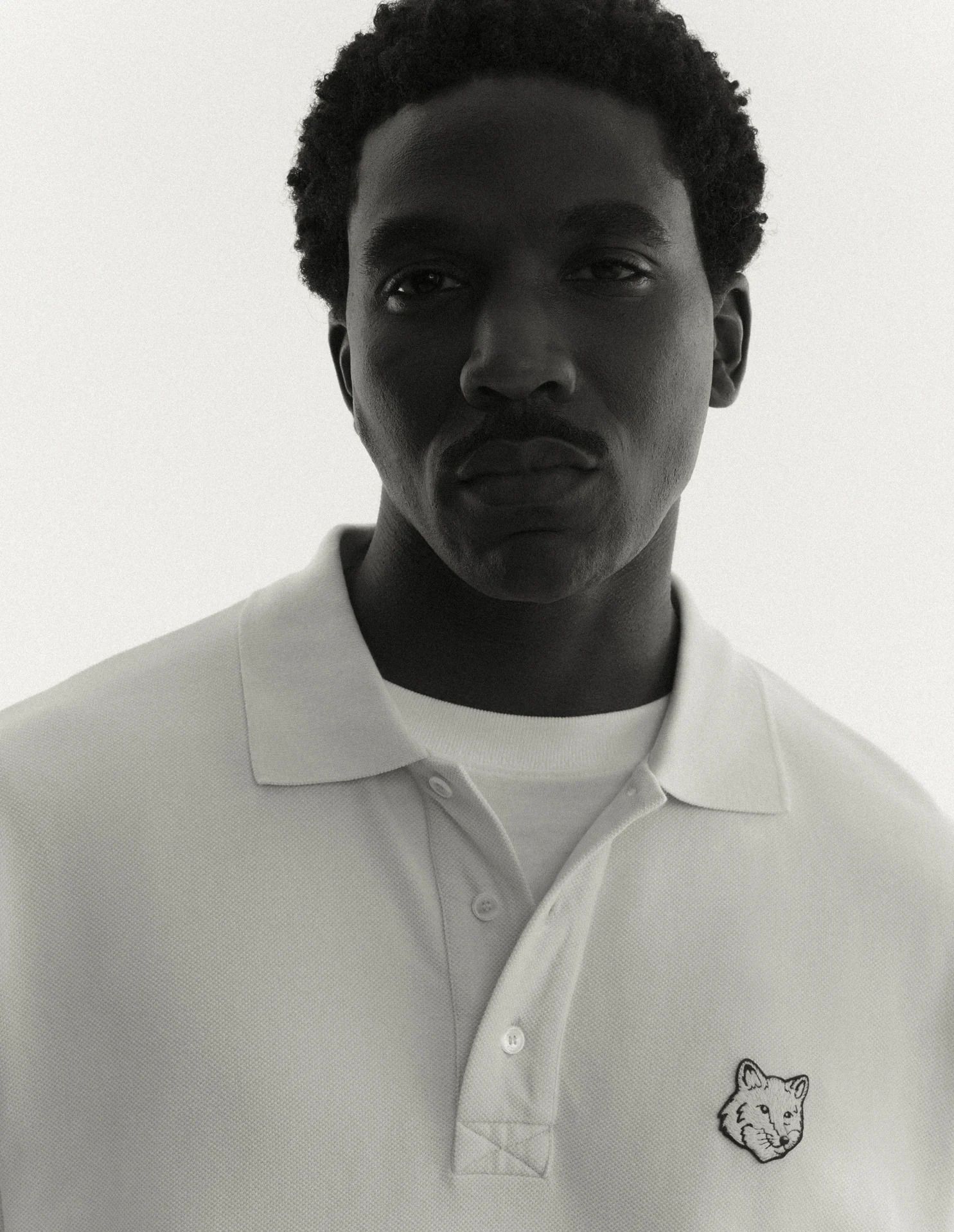 Maison Kitsuné - Áo polo nam Fox Head dáng Oversize