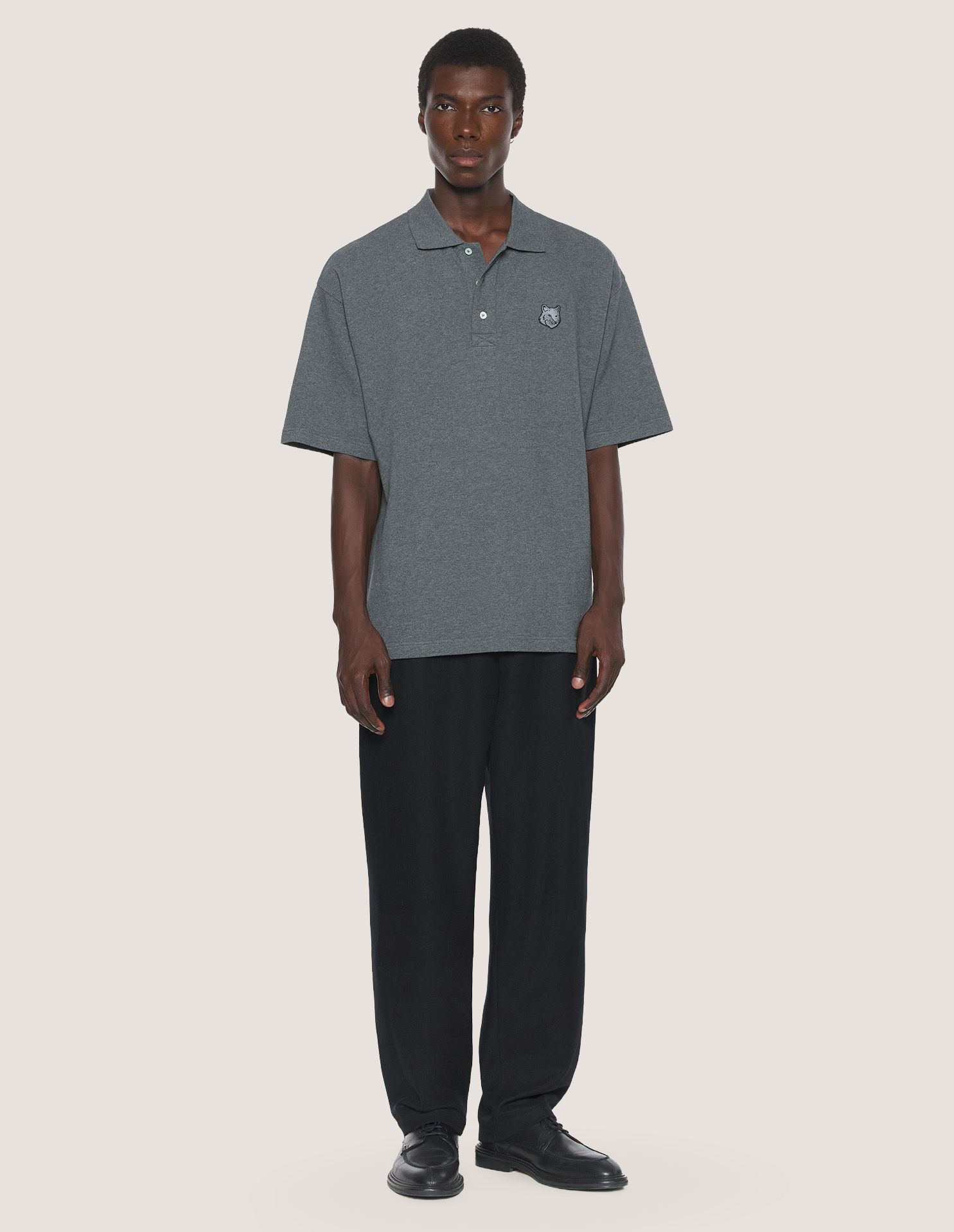 Áo polo nam Fox Head dáng Oversize