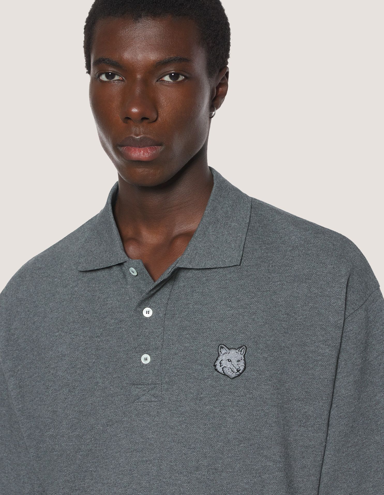Áo polo nam Fox Head dáng Oversize