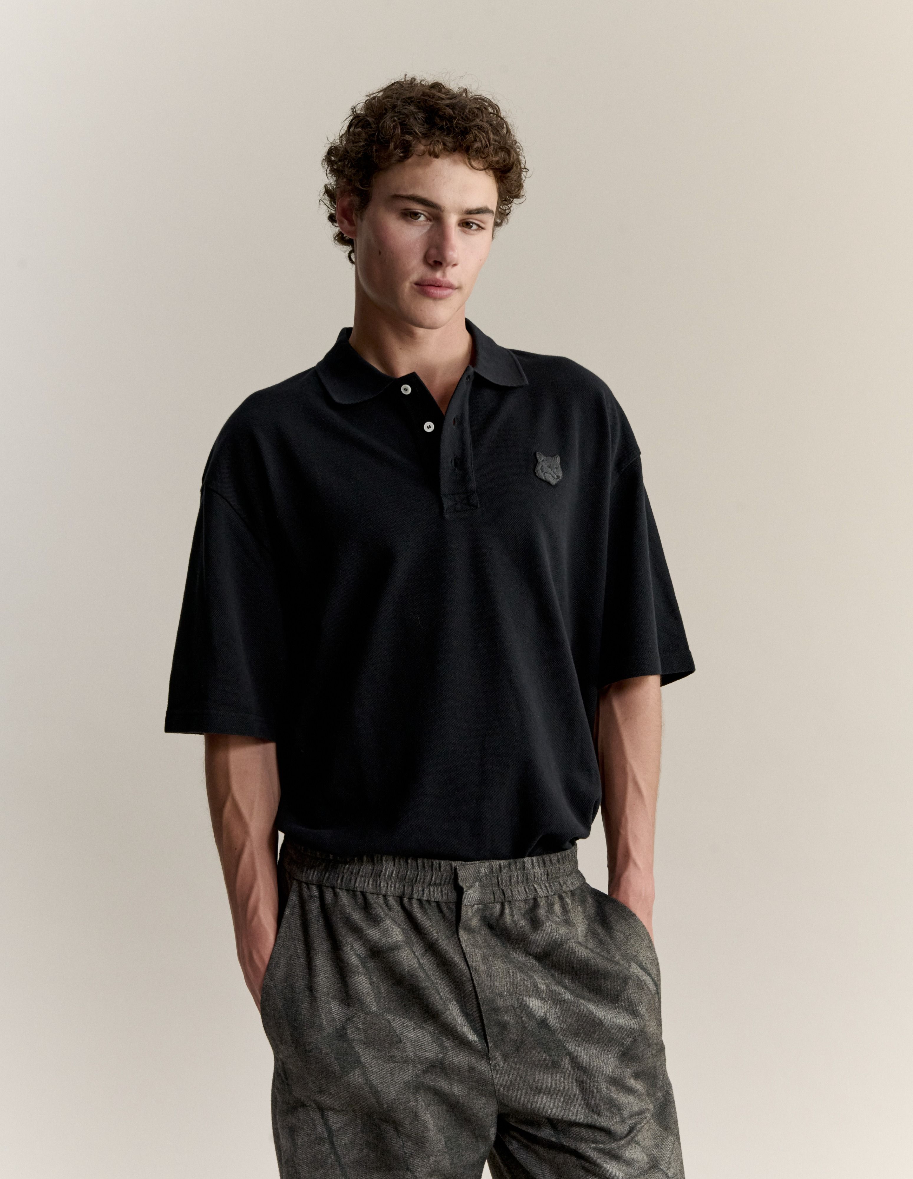 Áo polo nam Fox Head dáng Oversize