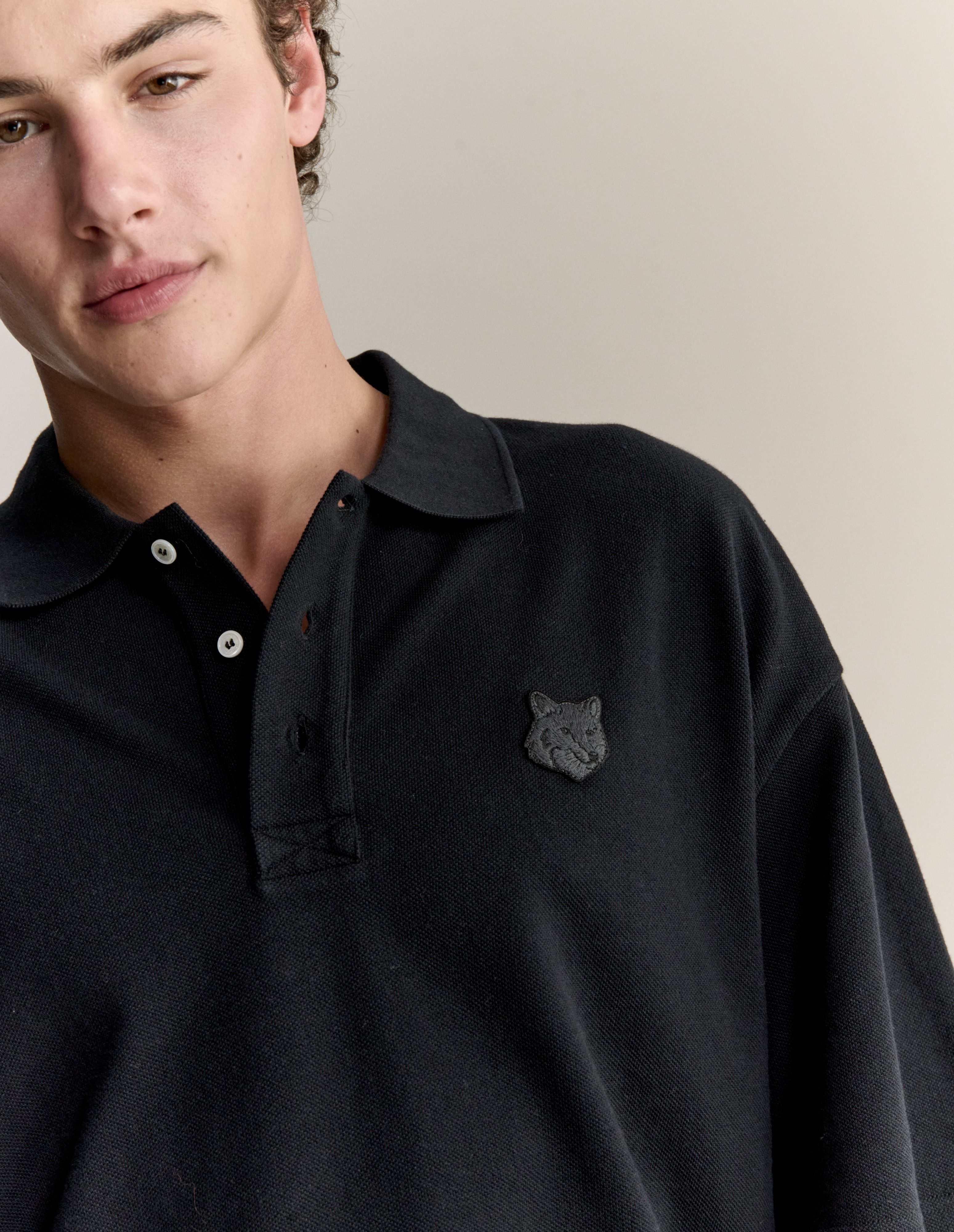 Áo polo nam Fox Head dáng Oversize
