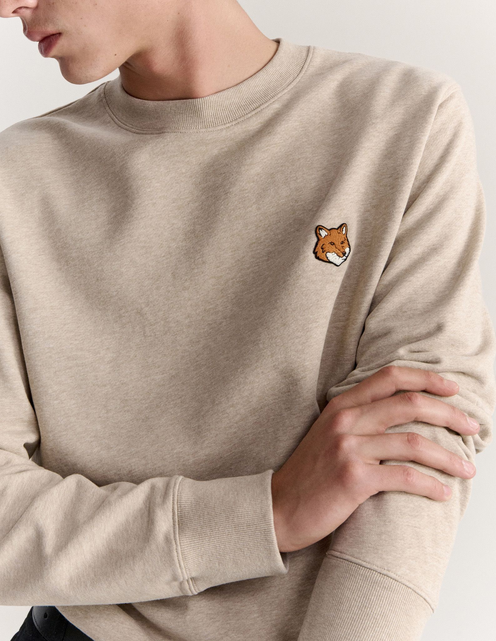 Maison Kitsuné - Áo nỉ Fox Head dáng Regular