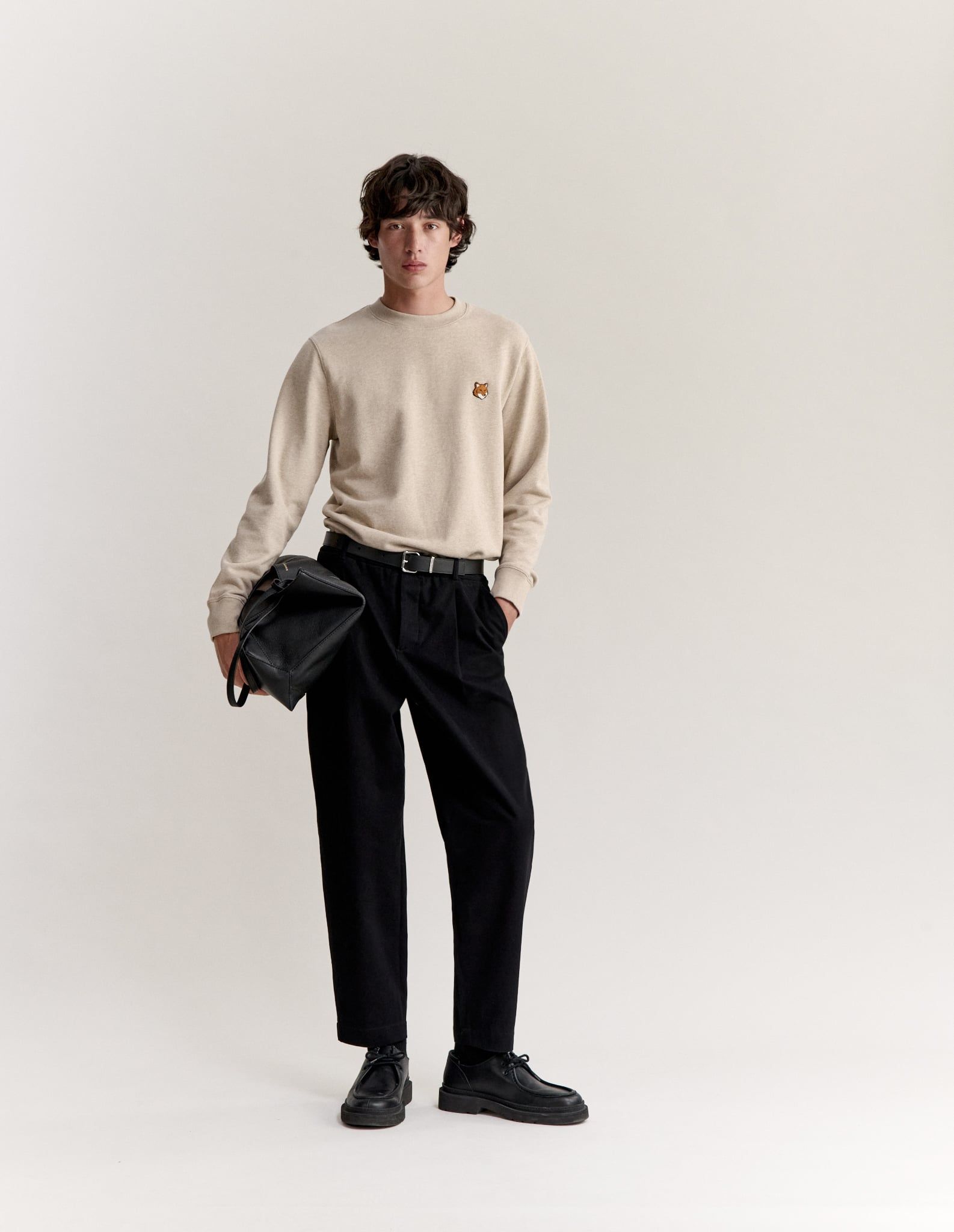 Maison Kitsuné - Áo nỉ Fox Head dáng Regular