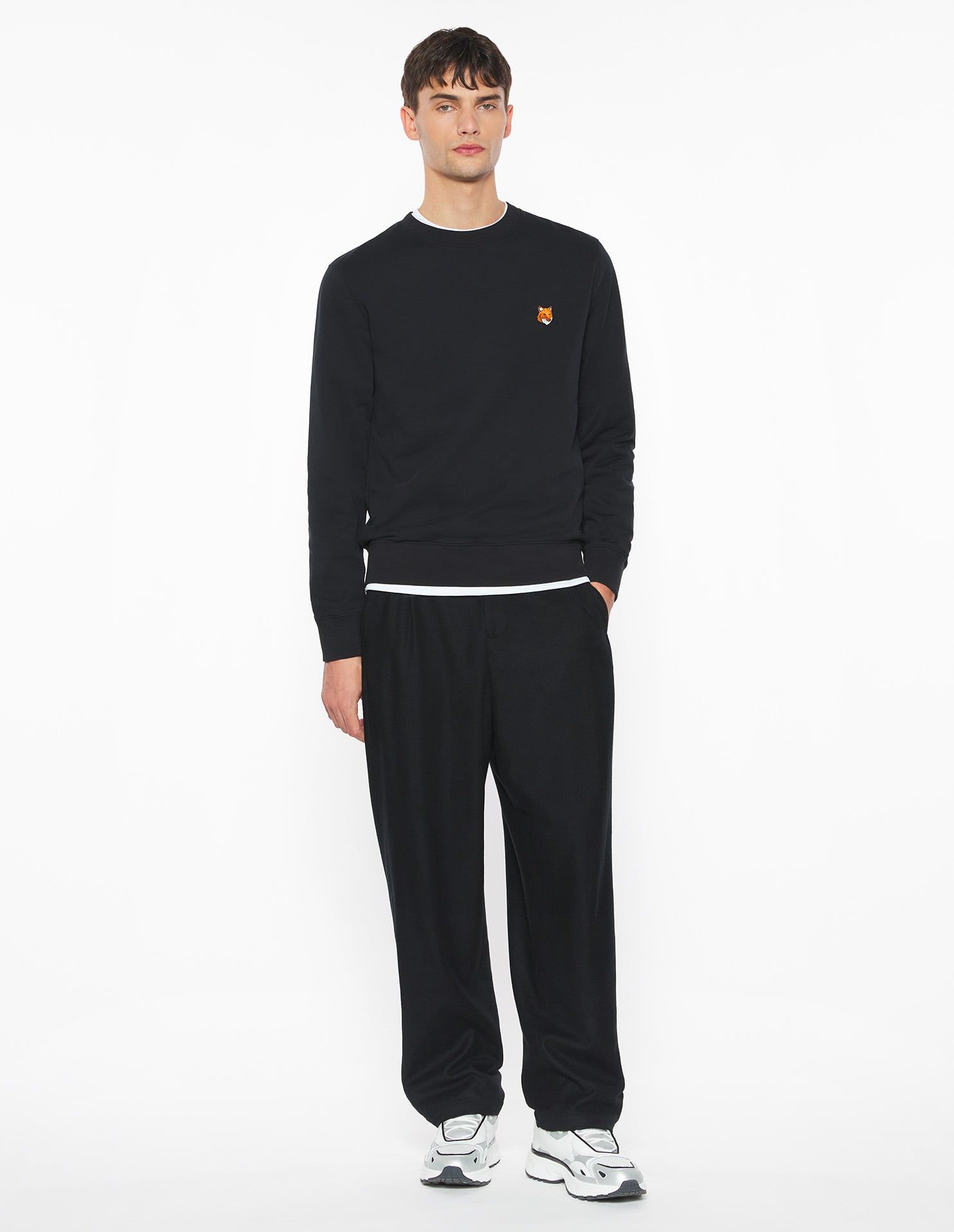 Maison Kitsuné - Áo nỉ Fox Head dáng Regular