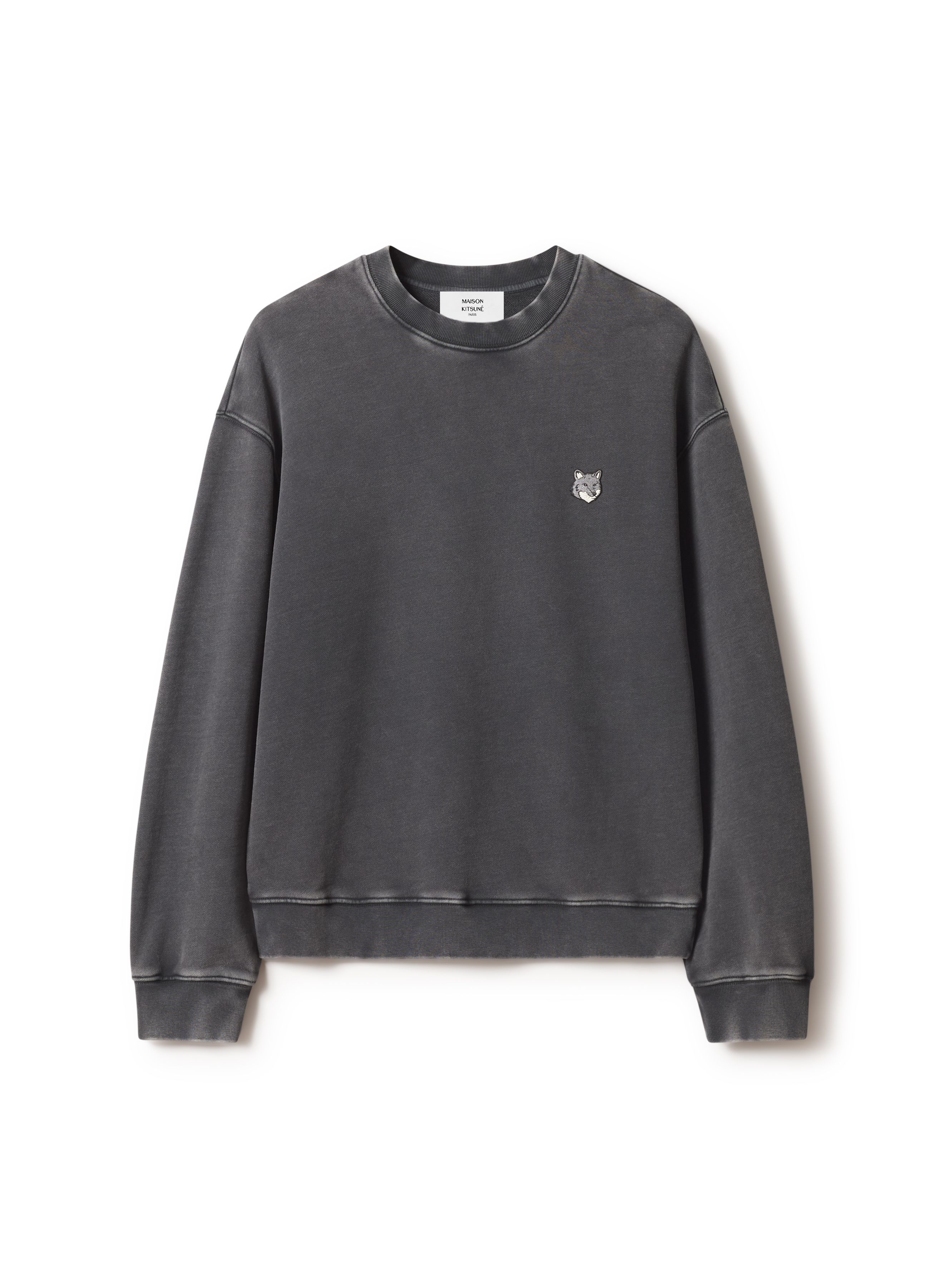 Maison Kitsuné - Áo sweatshirt nam Fox Head dáng comfort