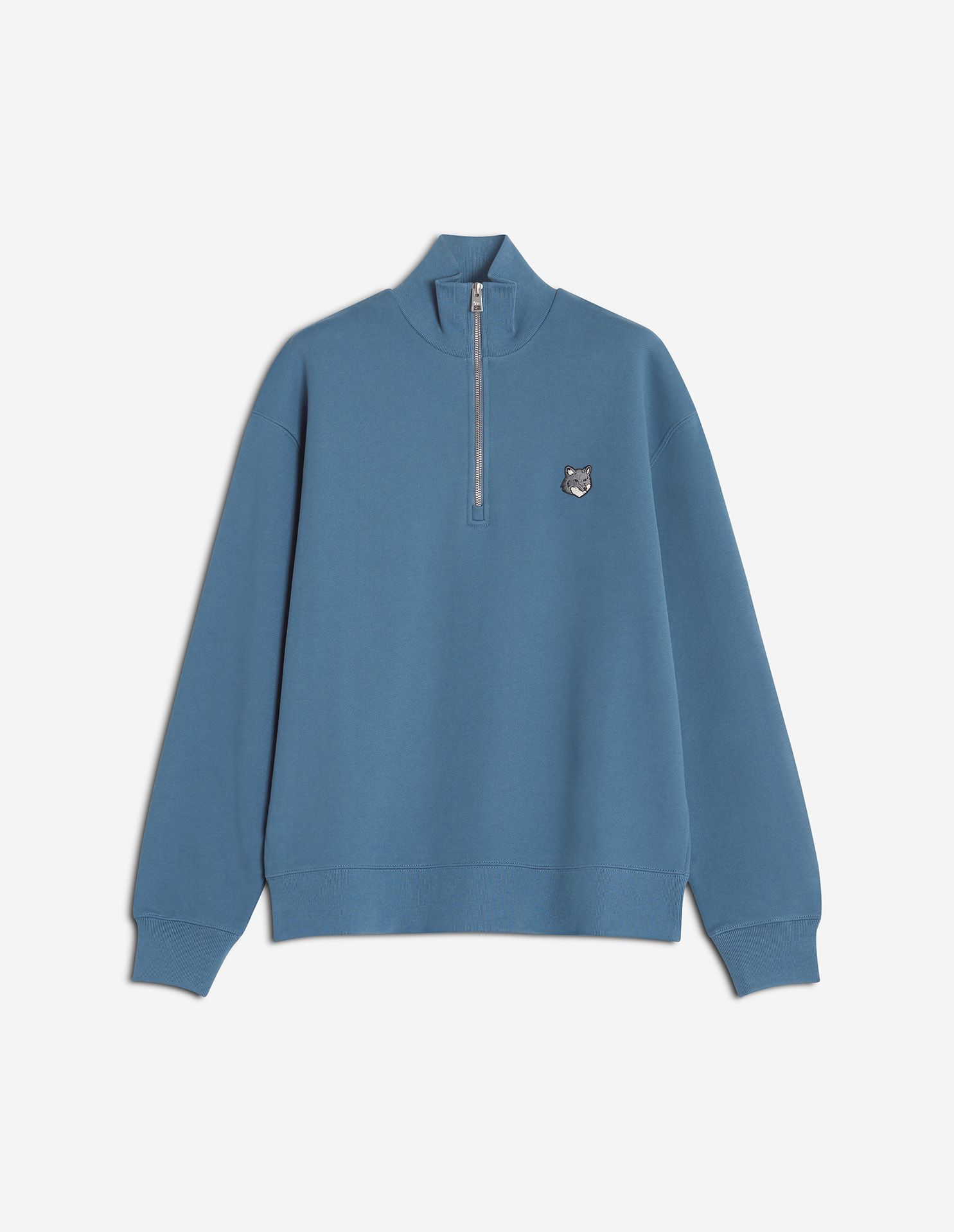 Maison Kitsuné - Áo sweatshirt nam khóa kéo Fox Head dáng Comfort