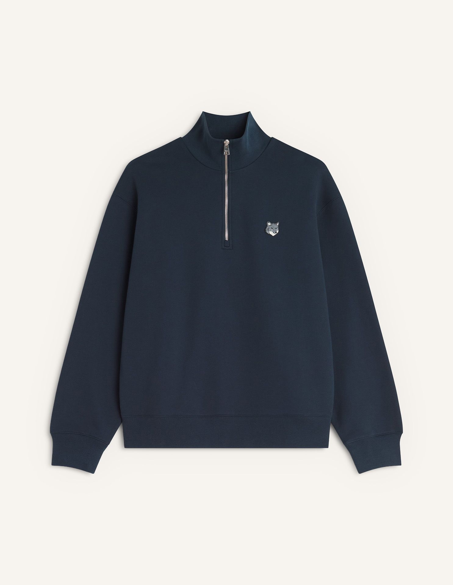 Áo sweatshirt nam khóa kéo Fox Head dáng comfort