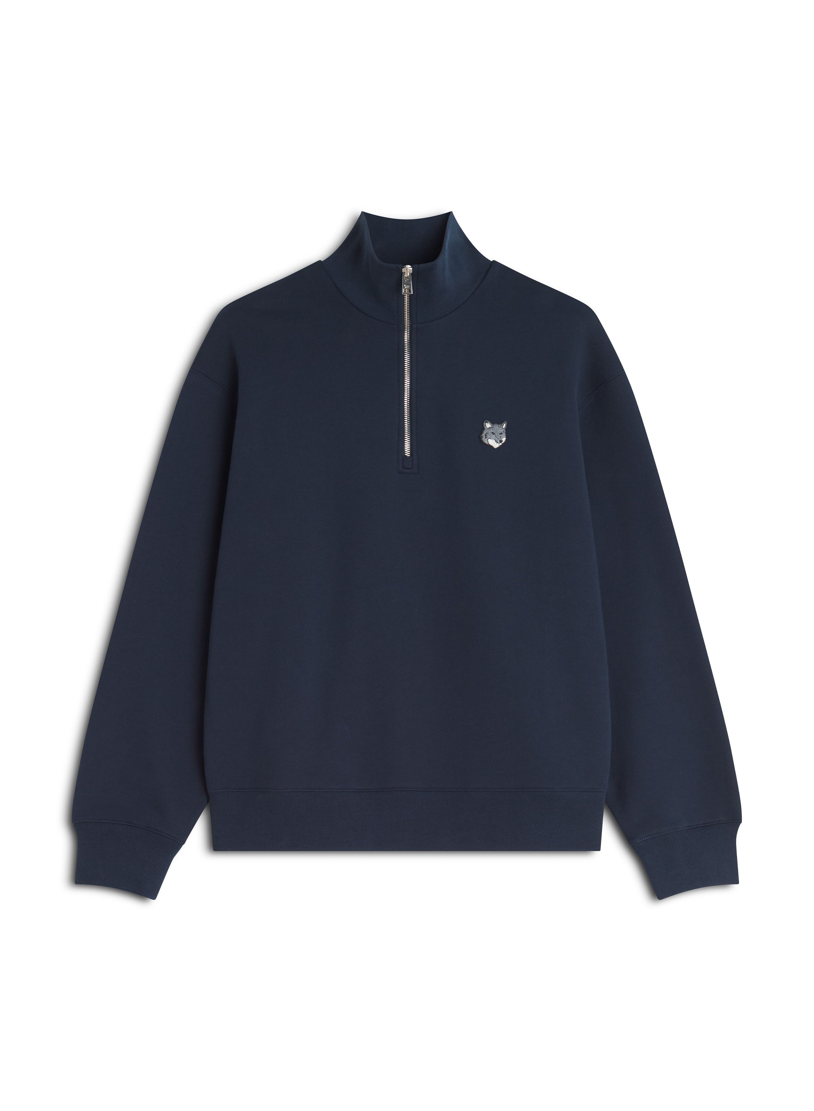 Áo sweatshirt nam khóa kéo Fox Head dáng comfort
