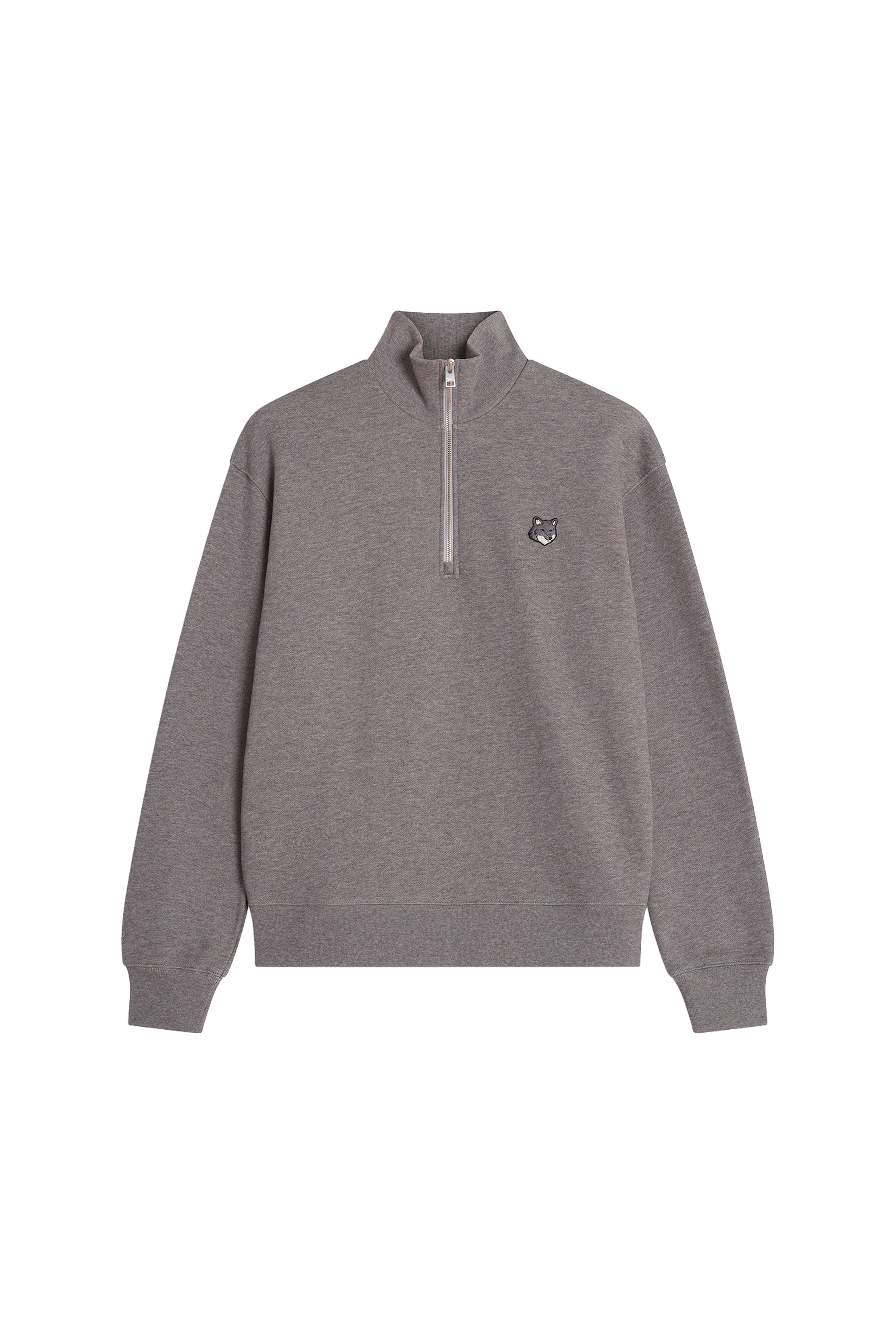 Áo sweatshirt nam khóa kéo Fox Head dáng comfort