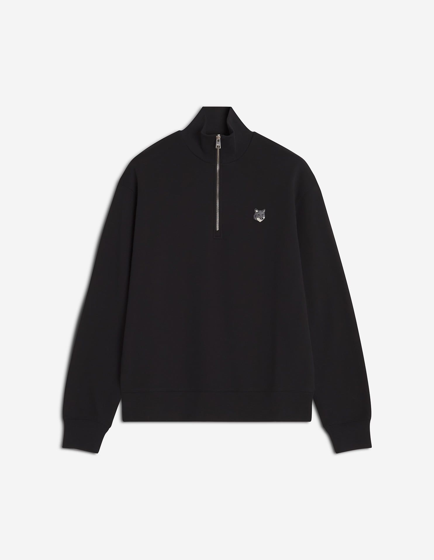 Maison Kitsuné - Áo sweatshirt nam khóa kéo Fox Head dáng Comfort