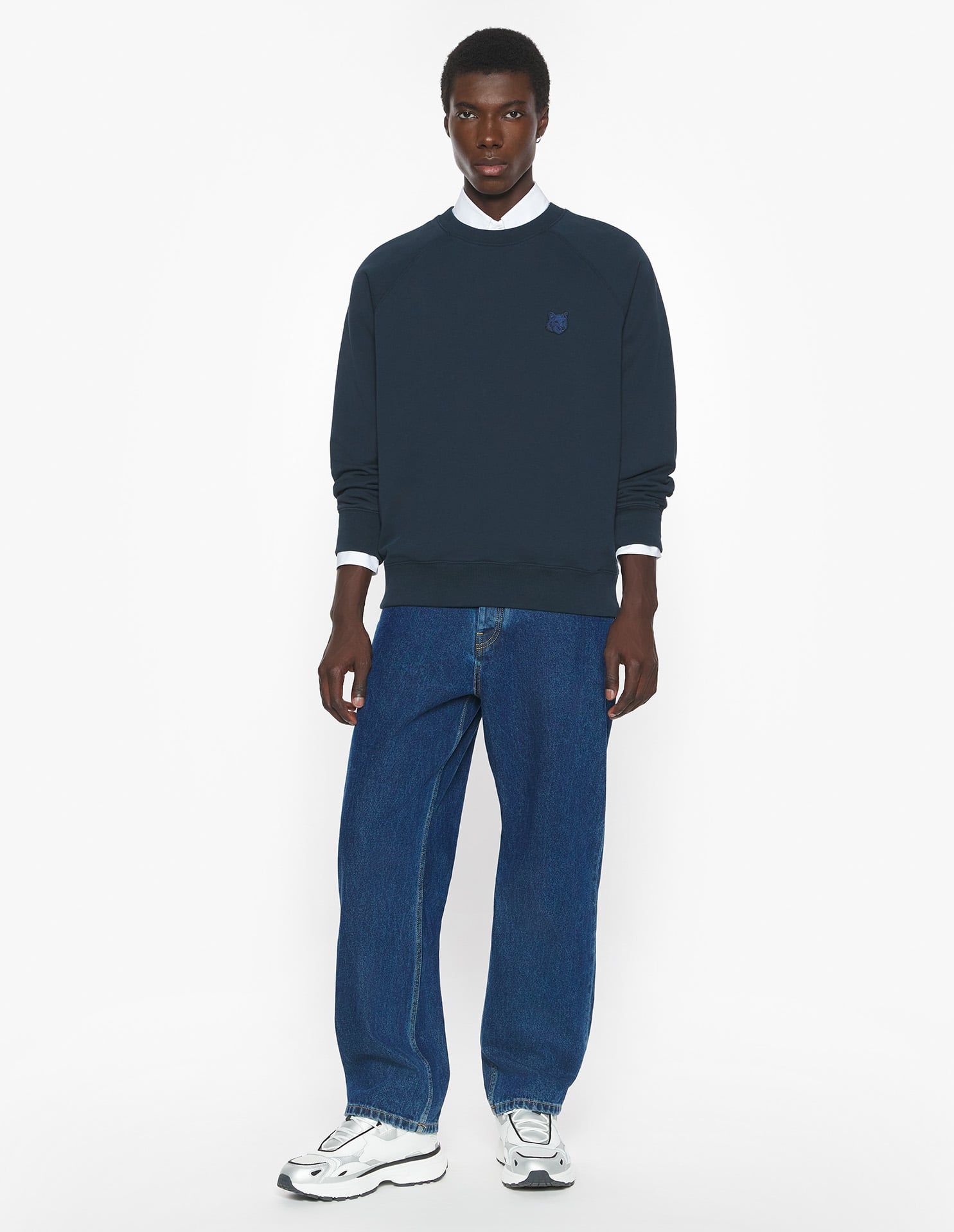 Áo sweatshirt Fox Head dáng Oversize